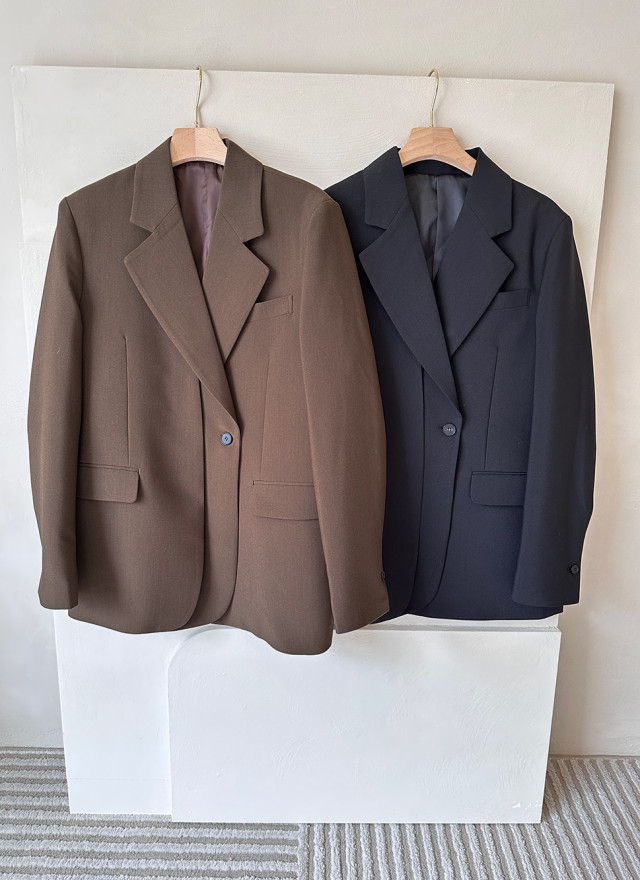 BS造型雙褶西裝外套(兩色)