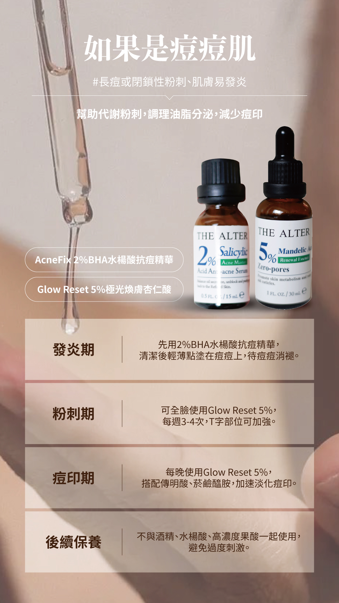 5%杏仁酸煥膚精華-三瓶