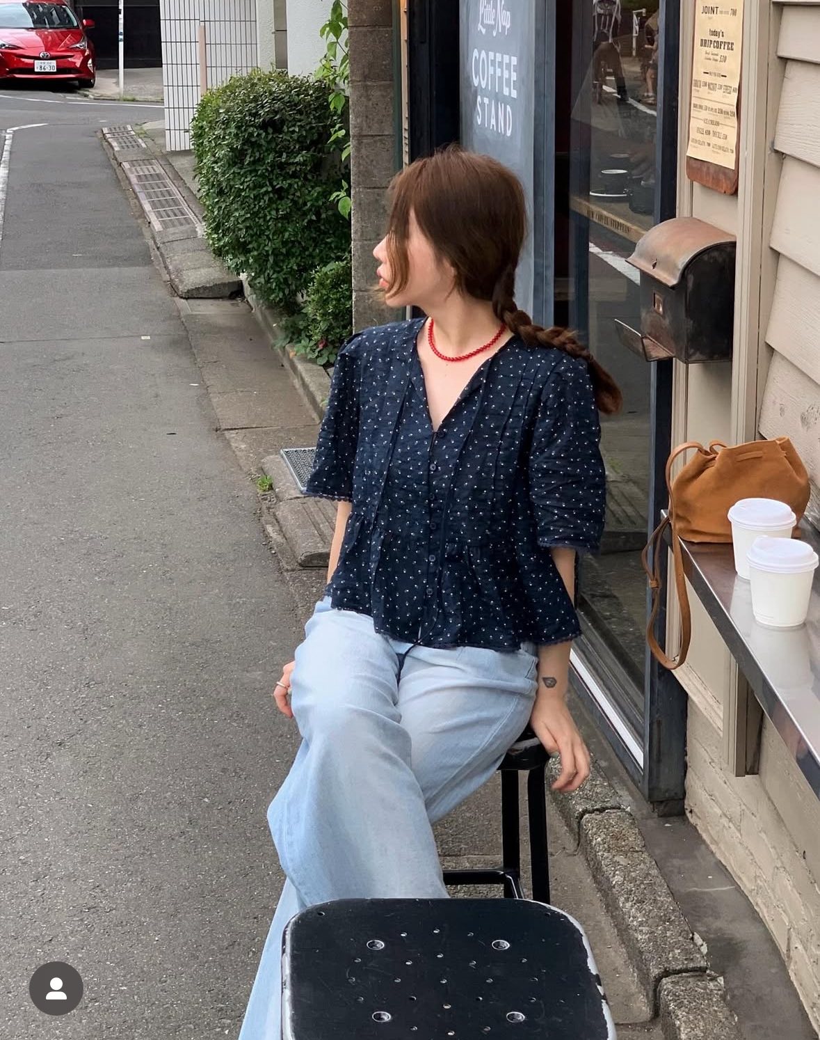 BS芮妮碎花蕾絲上衣