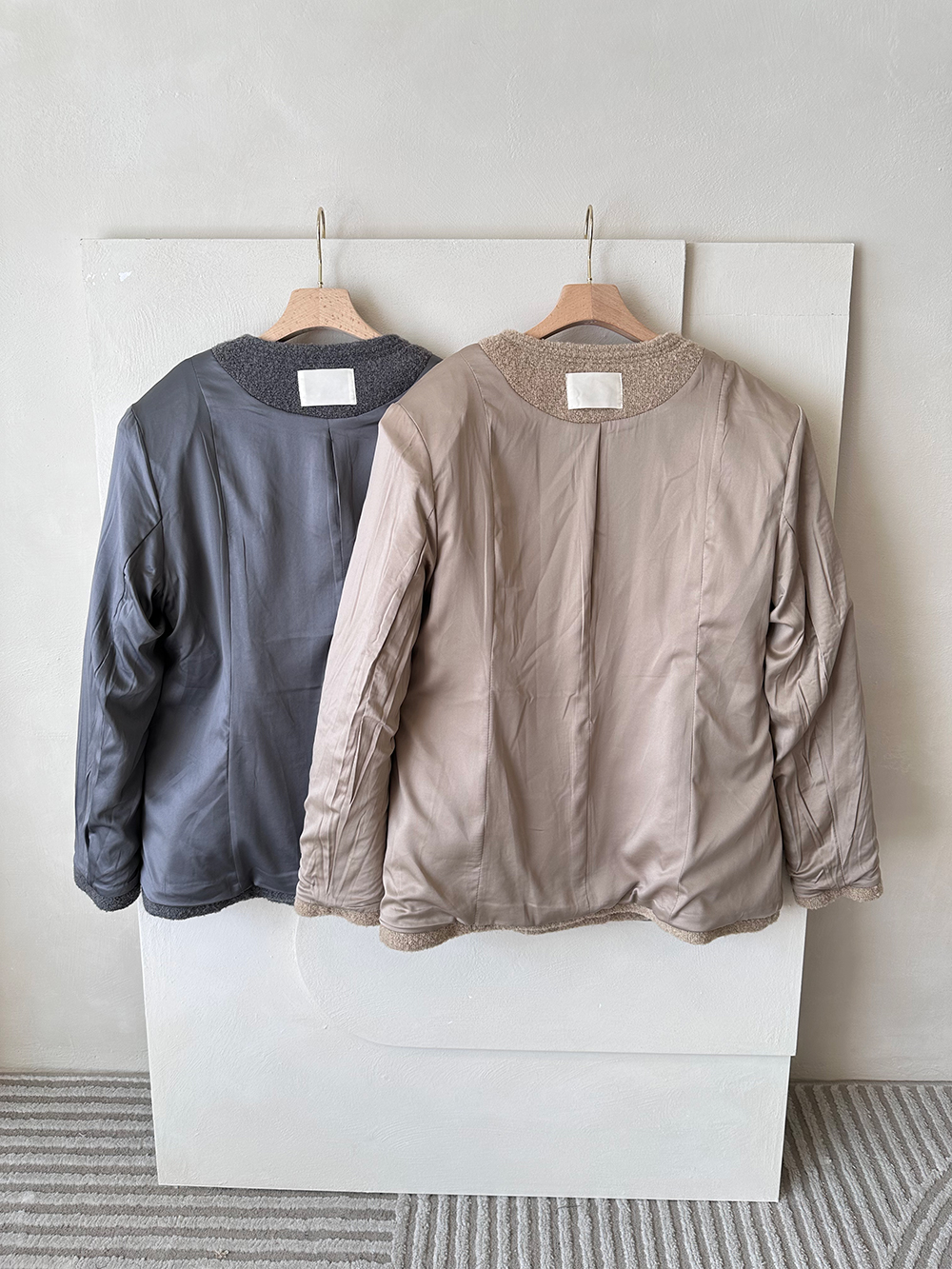 BS小釦絨感西裝外套(兩色)