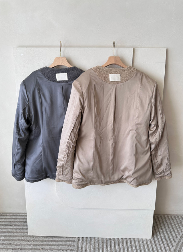 BS小釦絨感西裝外套(兩色)