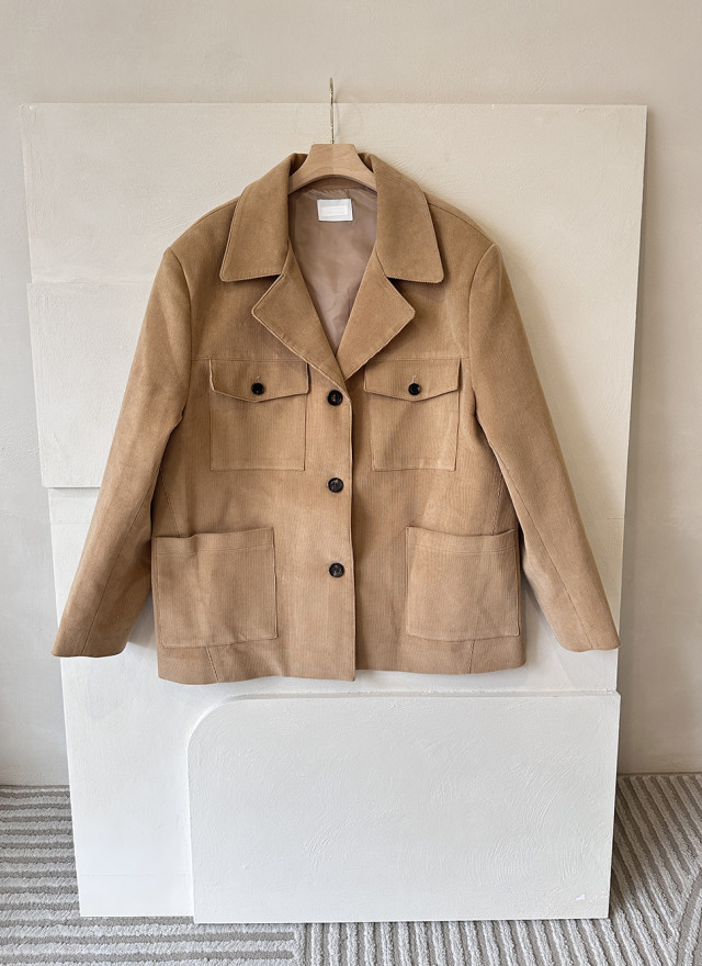 BS麥比絨面西裝外套