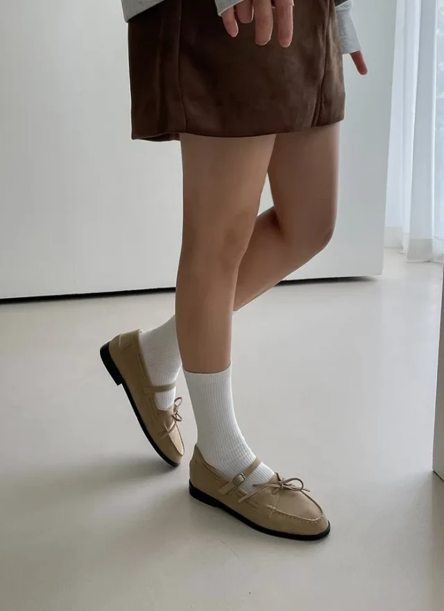 BS瑟緹蝶結樂福鞋(兩色)