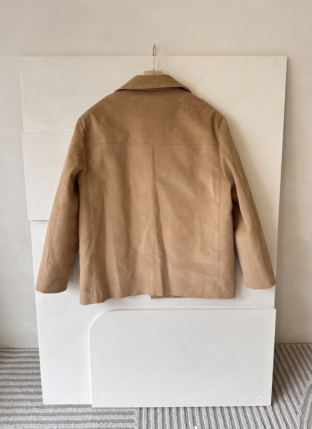 BS麥比絨面西裝外套