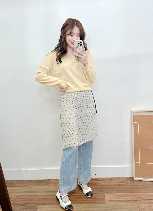 BS希日點點綁帶裙