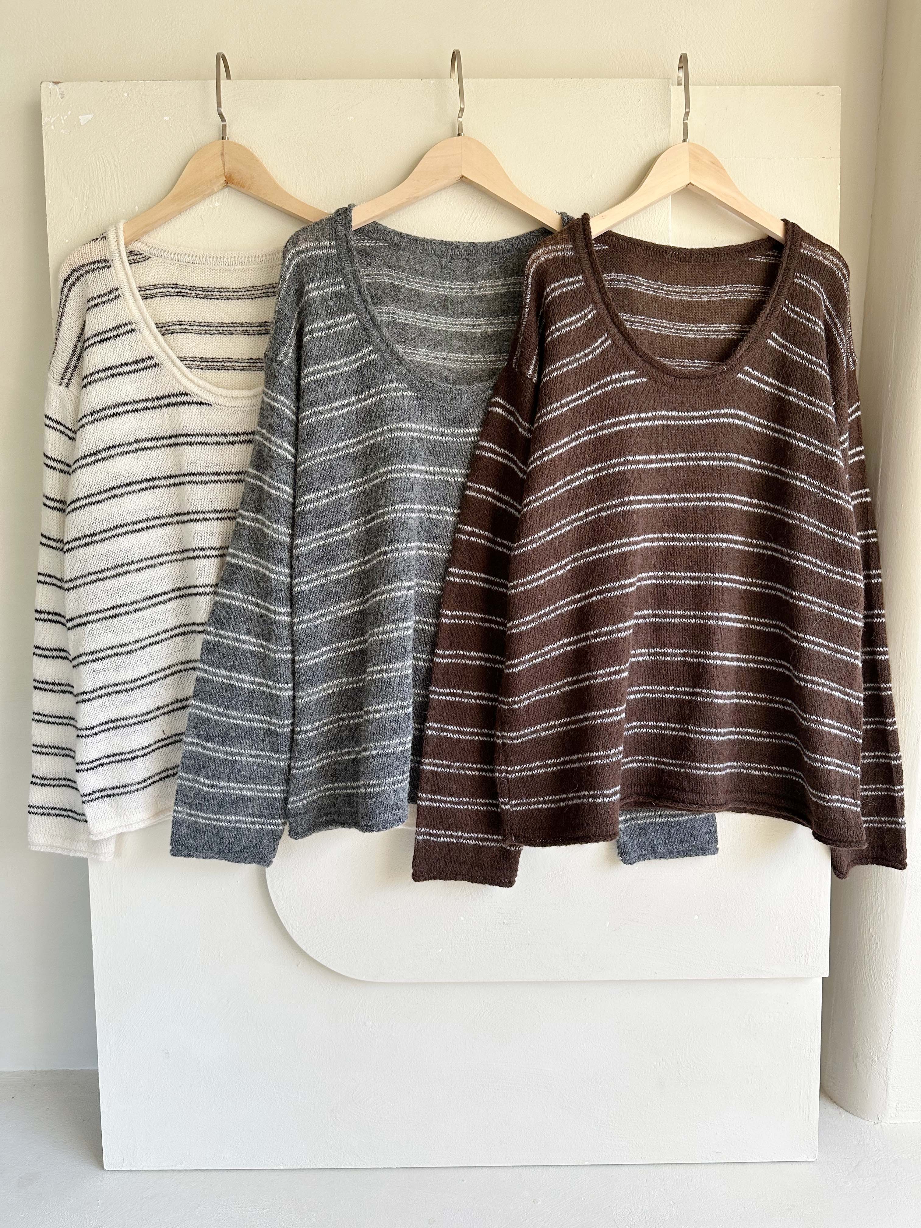 BS柔語橫紋針織衫(三色)