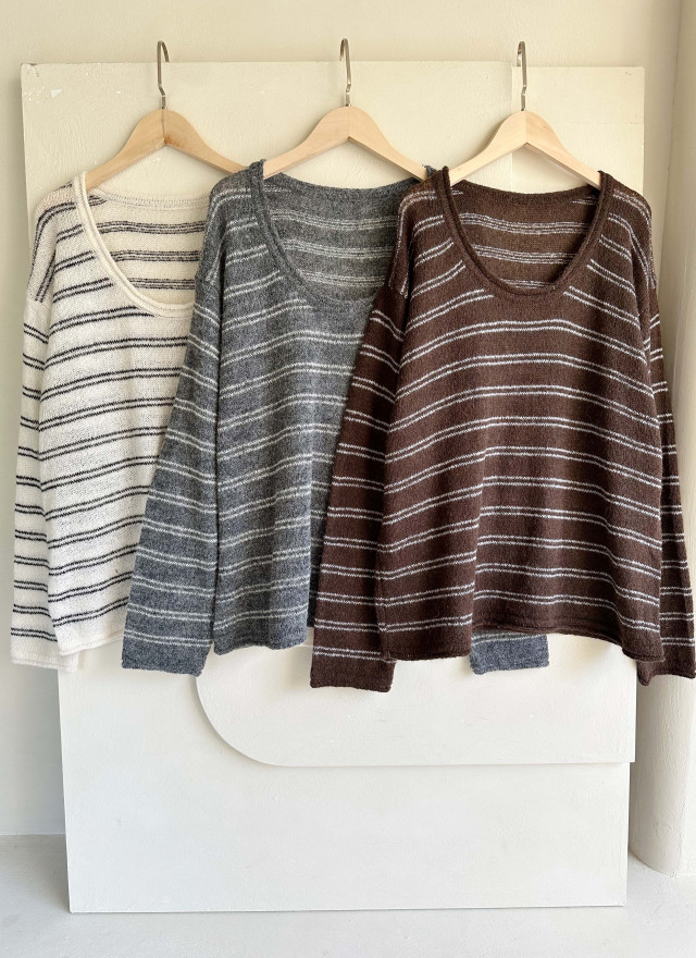 BS柔語橫紋針織衫(三色)