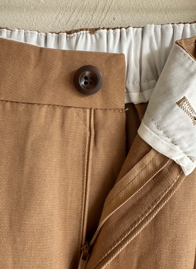 BS高腰挺版寬褲(三色)