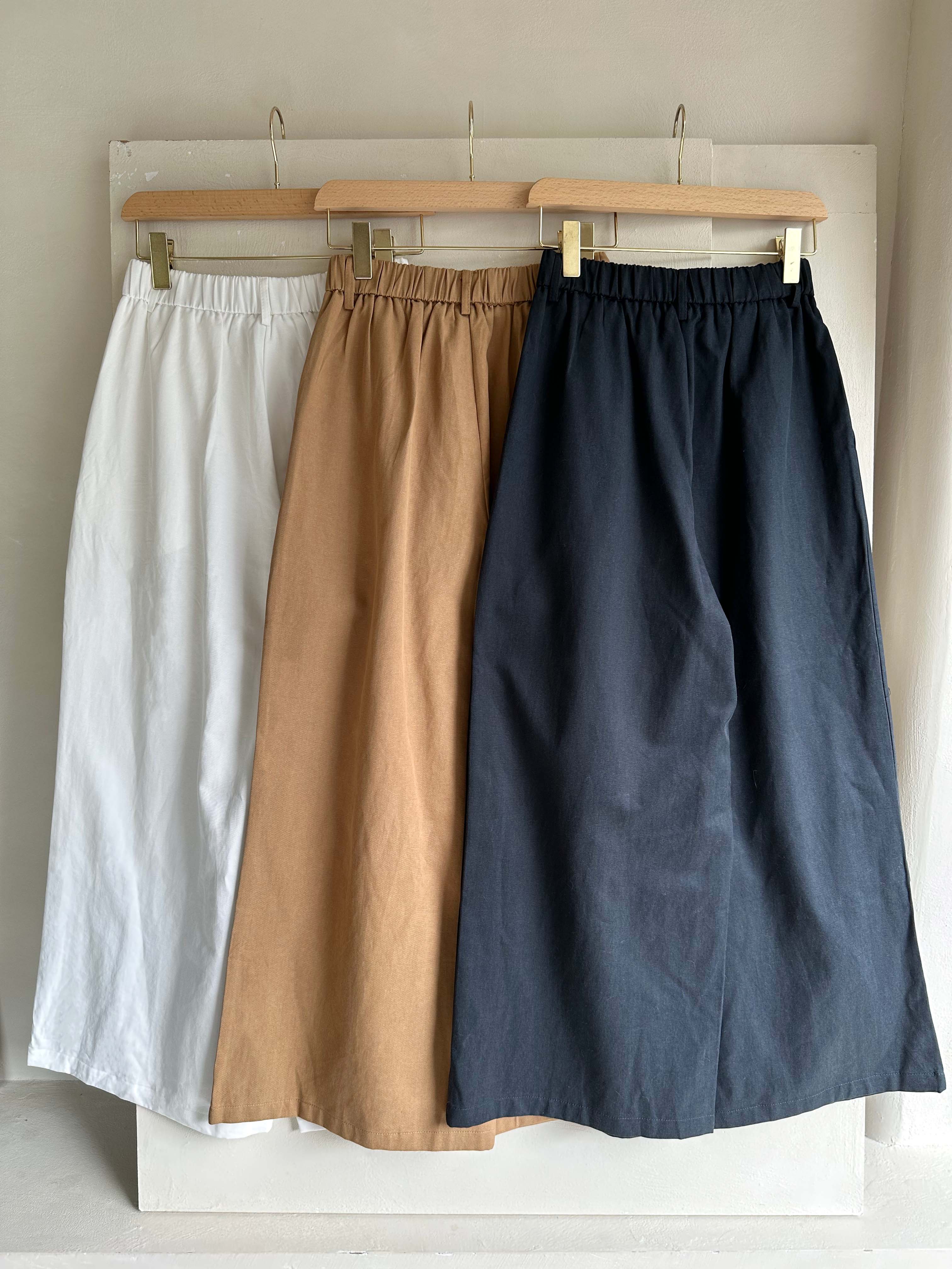 BS高腰挺版寬褲(三色)