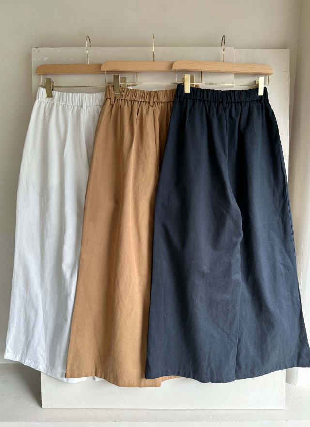 BS高腰挺版寬褲(三色)