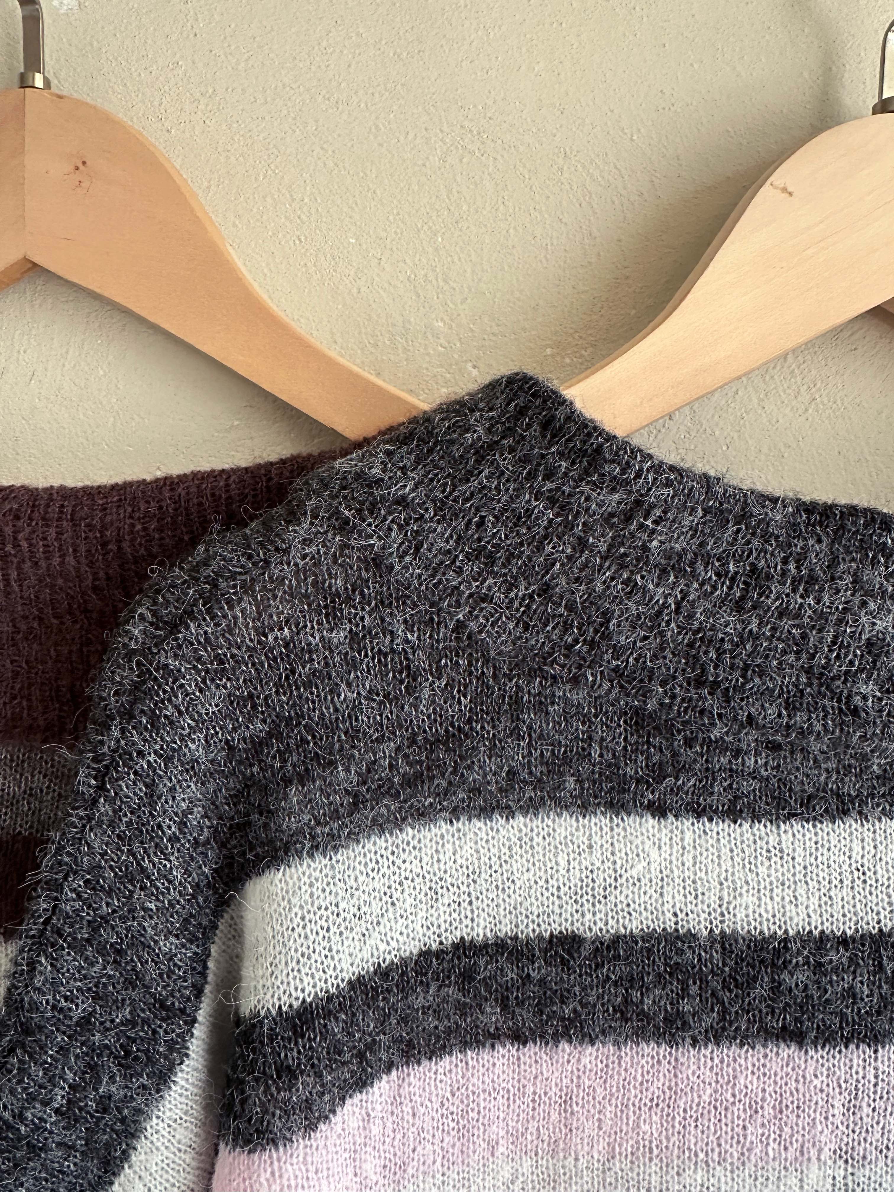 BS翻領條紋針織衫(兩色)