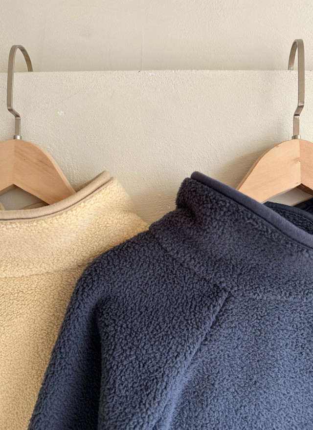 BS立領抓毛絨外套(兩色)