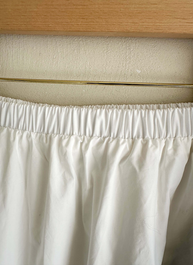 BS荷葉花擺中長裙(兩色)