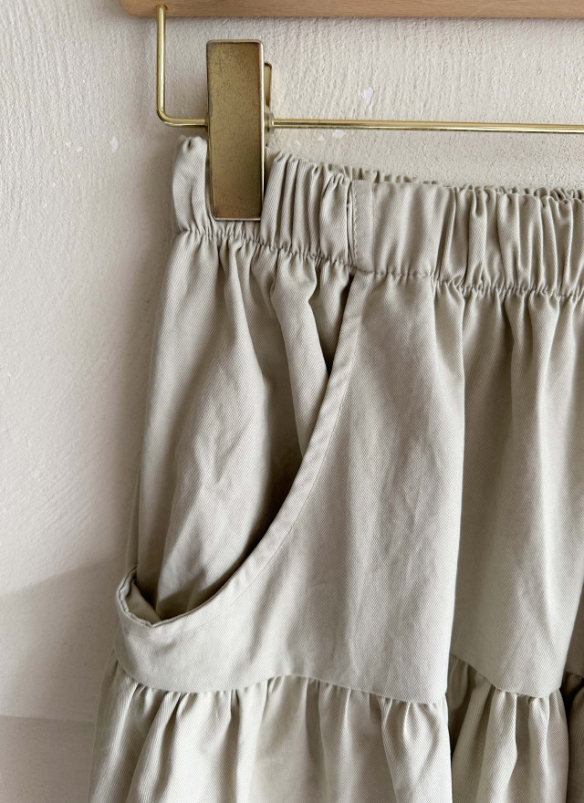 BS絨光層次長裙(兩色)