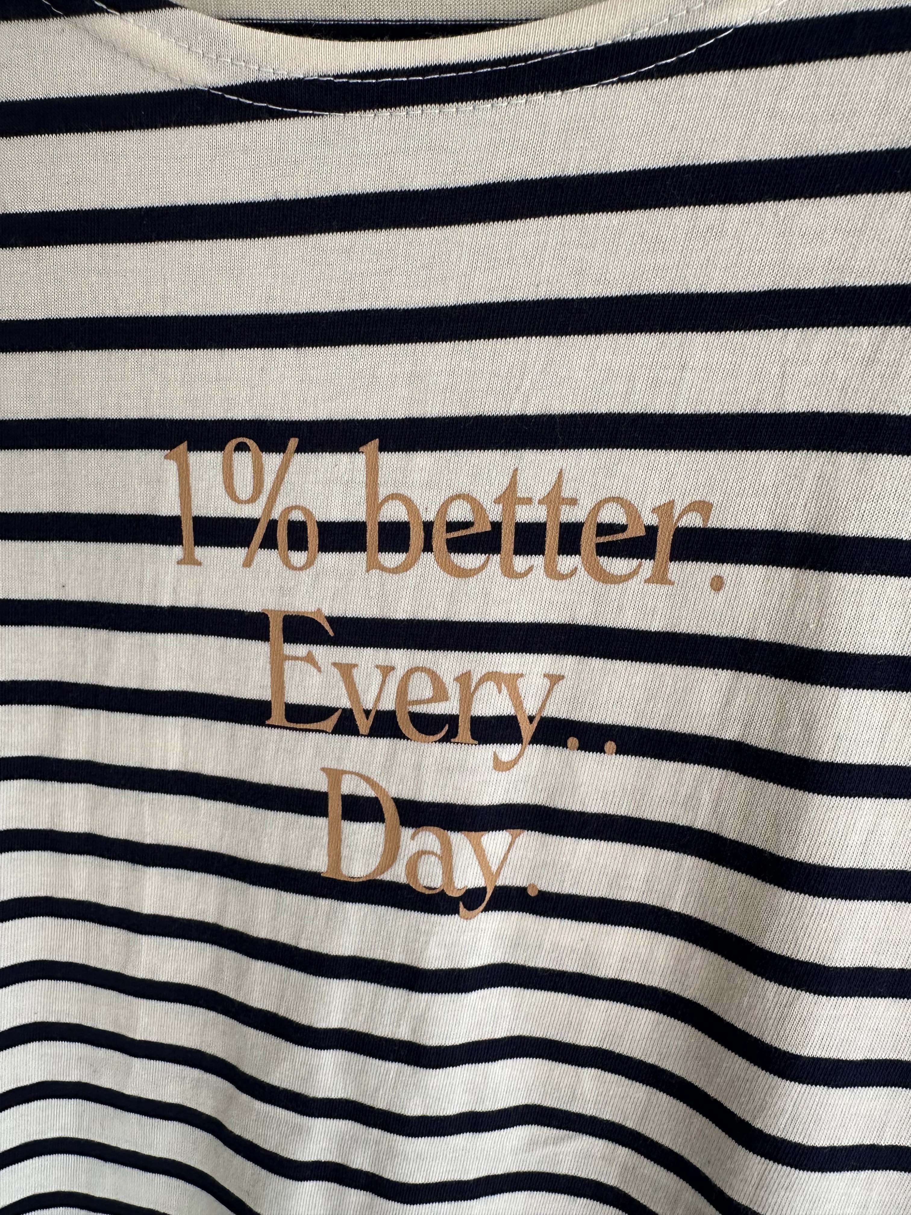 BS橫紋文字薄棉T