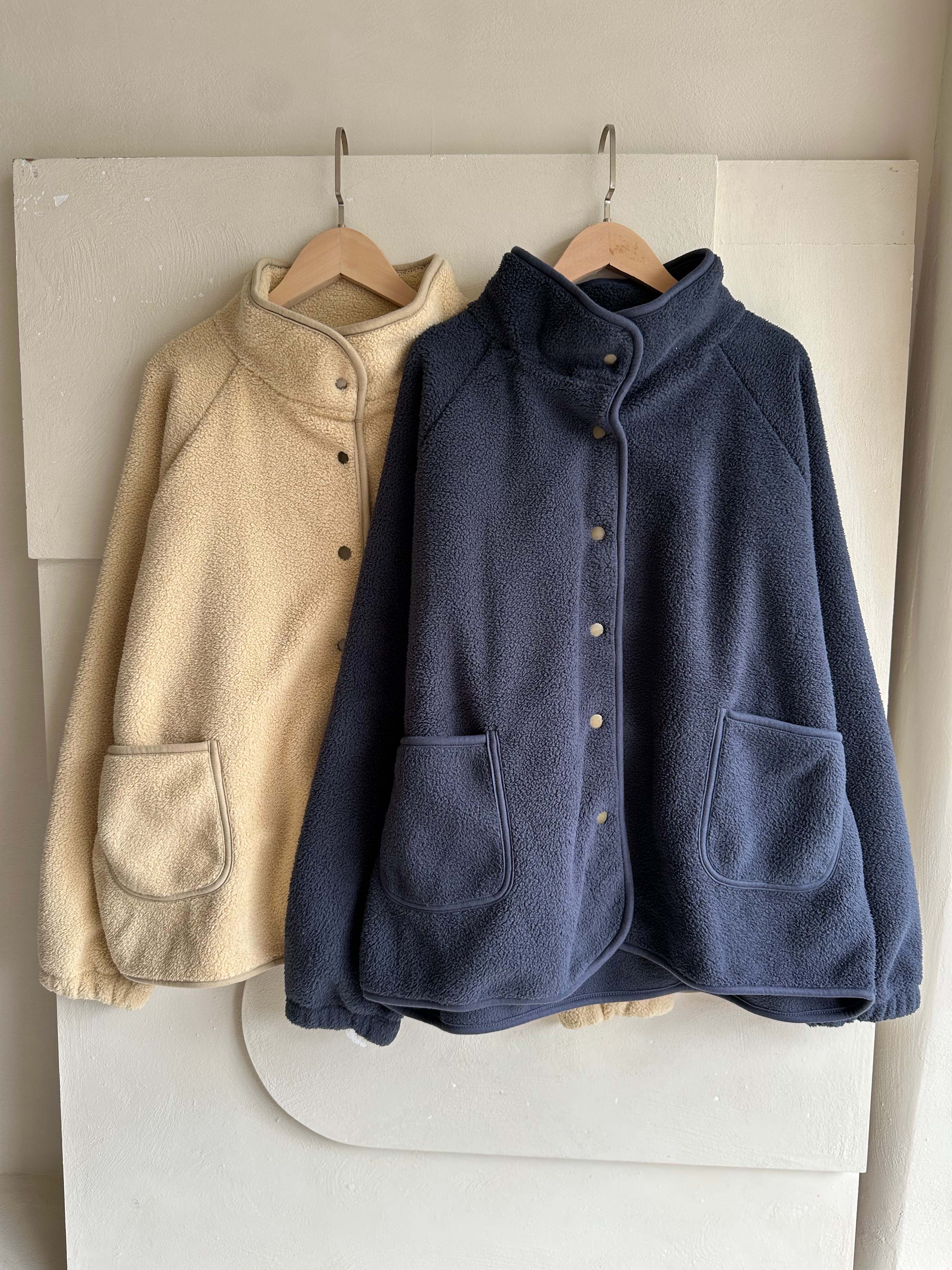 BS立領抓毛絨外套(兩色)