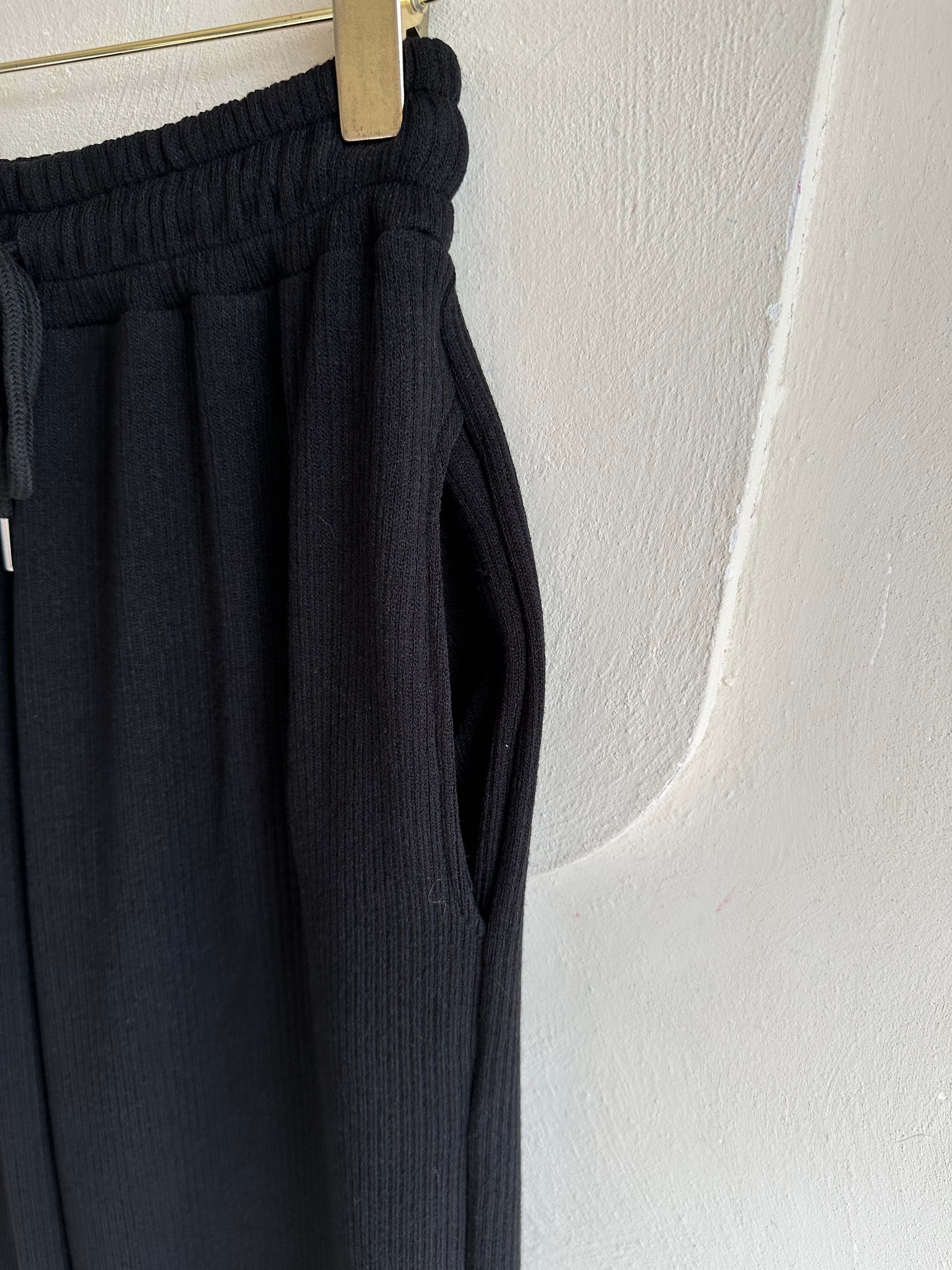 BS羅紋寬鬆長褲