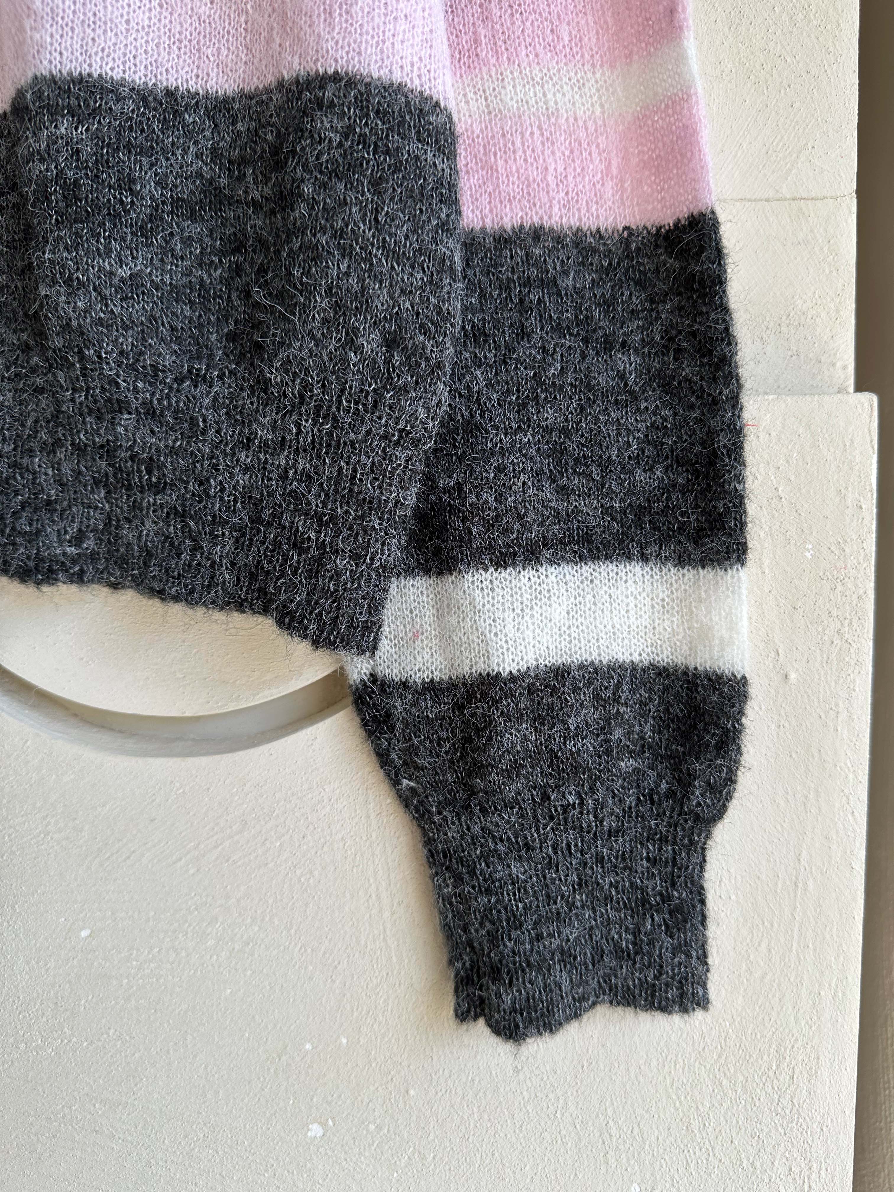 BS翻領條紋針織衫(兩色)