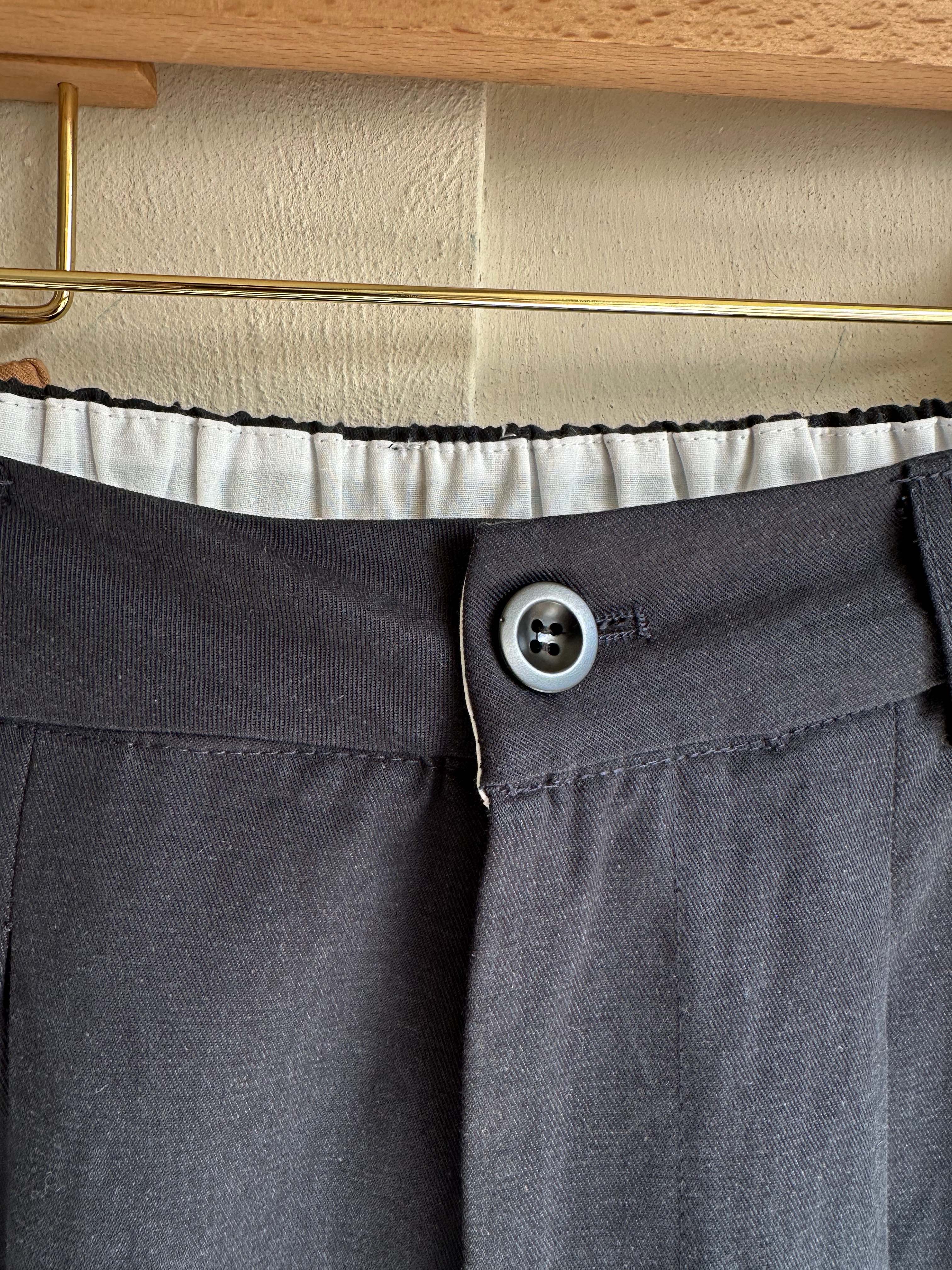 BS高腰挺版寬褲(三色)