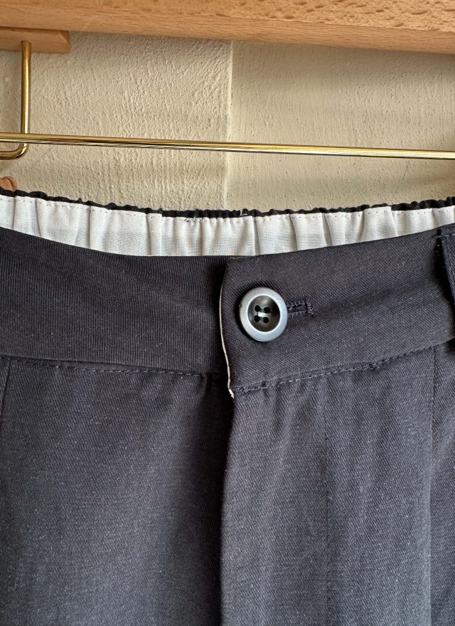 BS高腰挺版寬褲(三色)