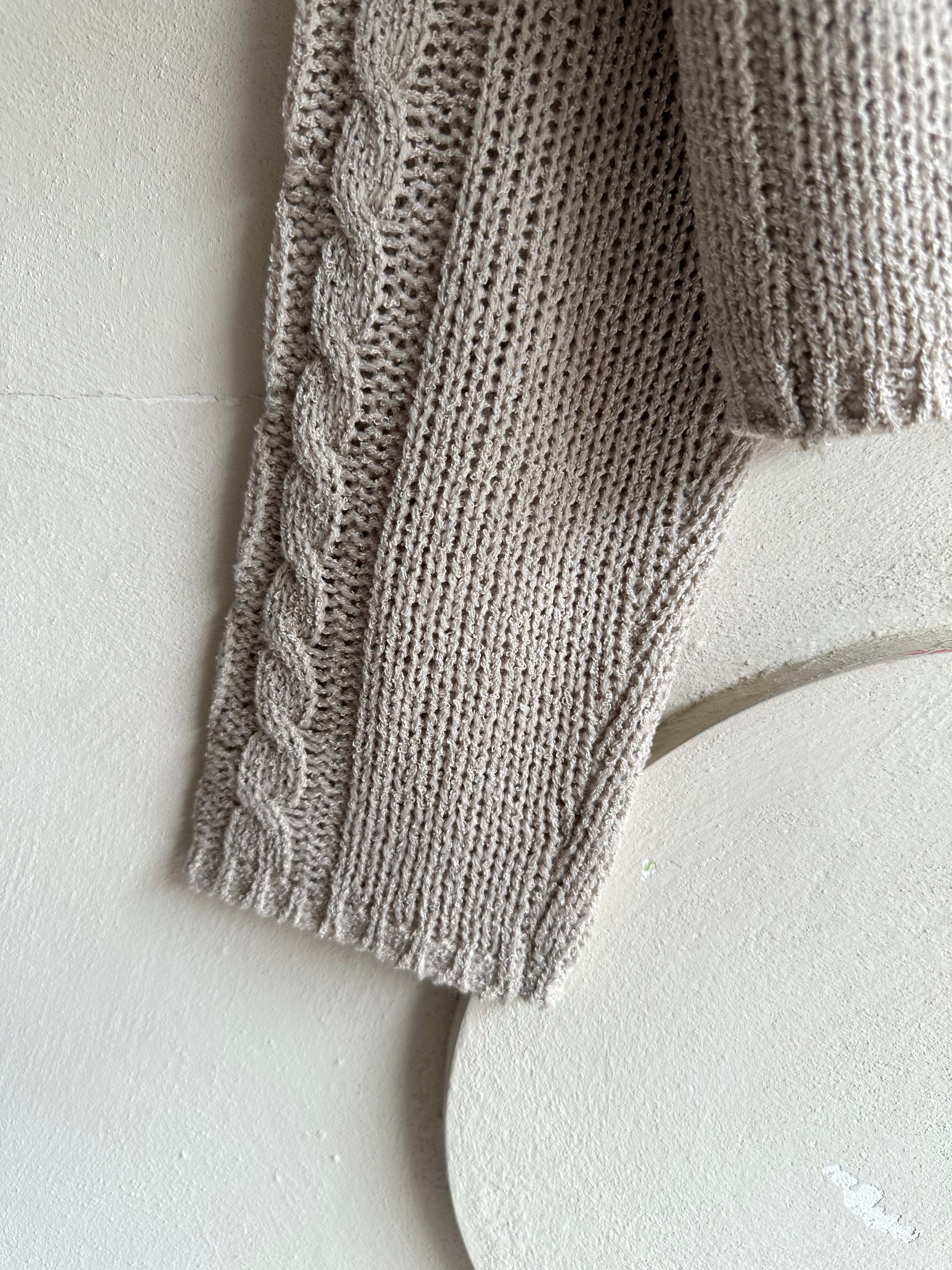 BS麻花針織上衣