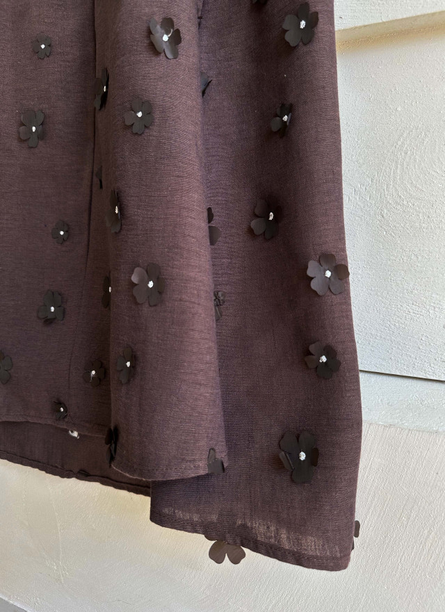 BS花語細肩立體洋裝