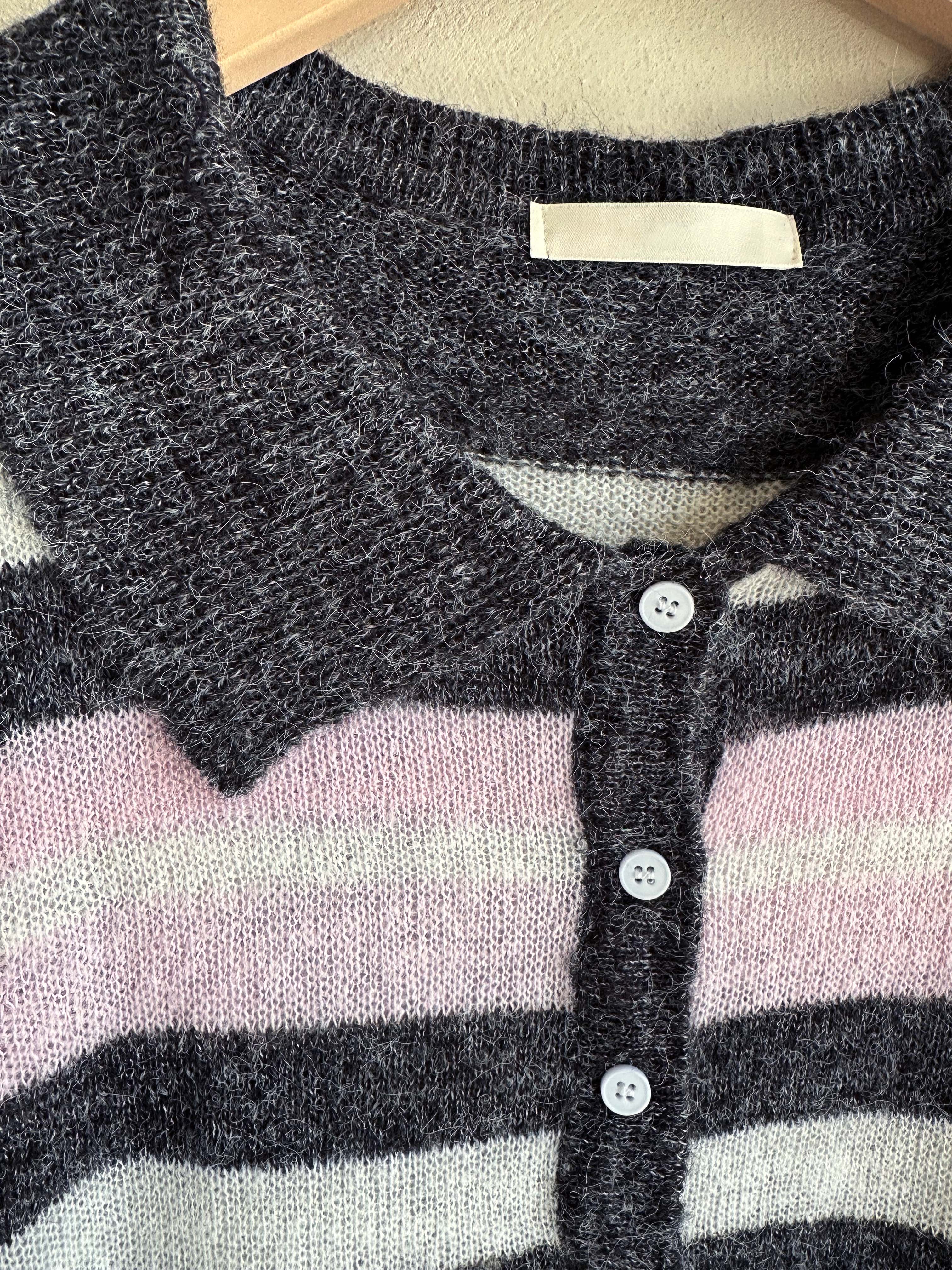 BS翻領條紋針織衫(兩色)