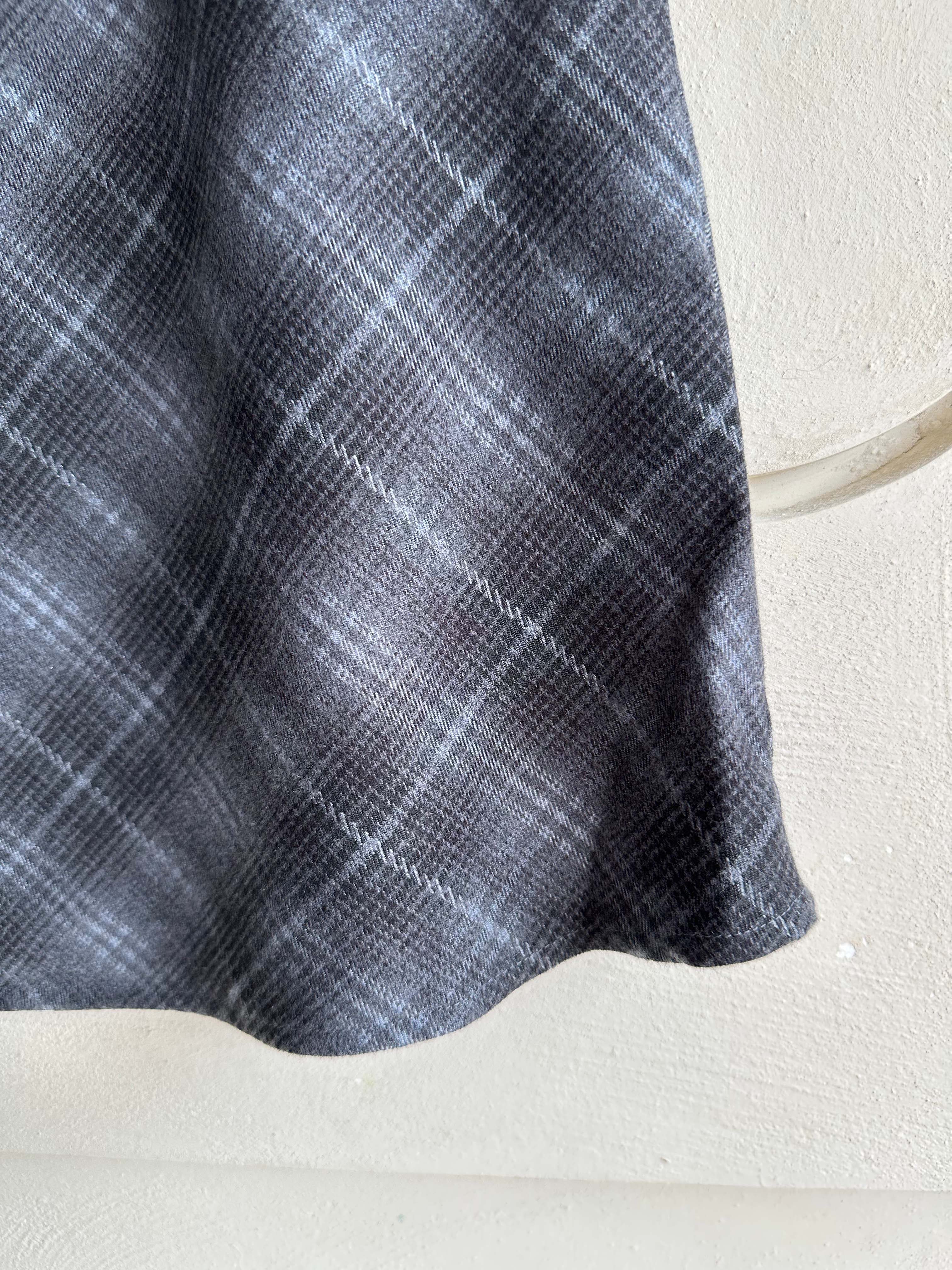 BS格紋綁帶長裙