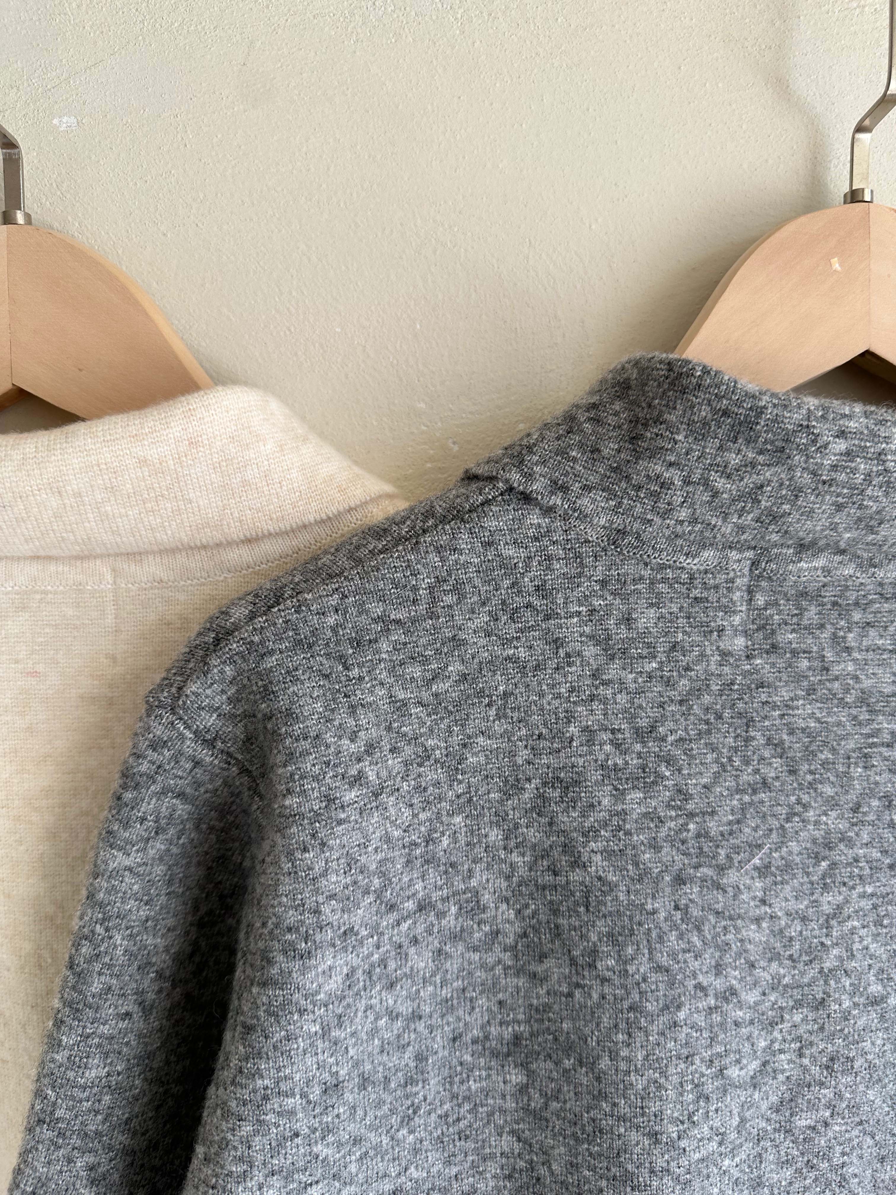 BS撞色小領針織外套(兩色)