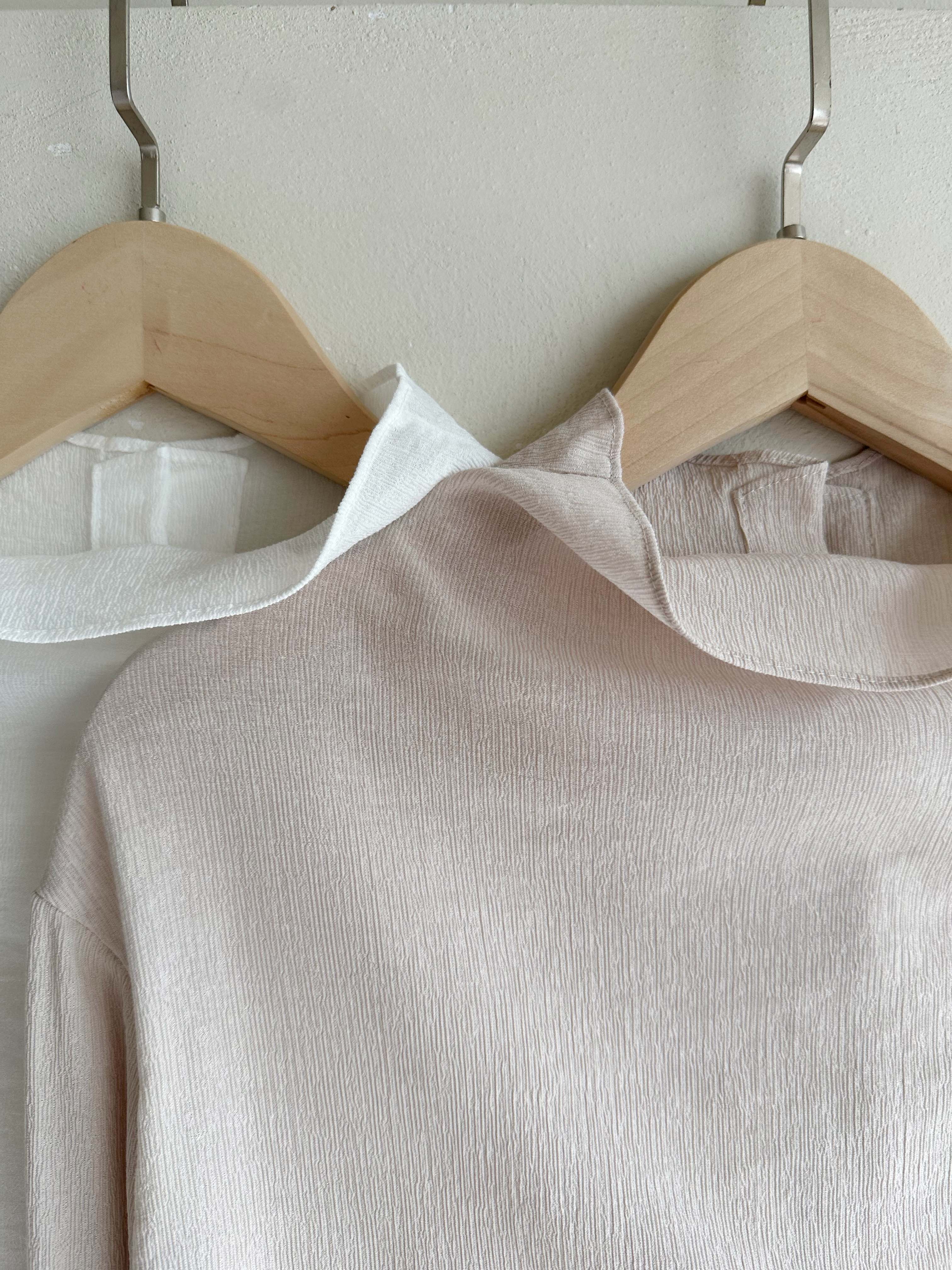 BS微領柔紗襯衫(兩色)