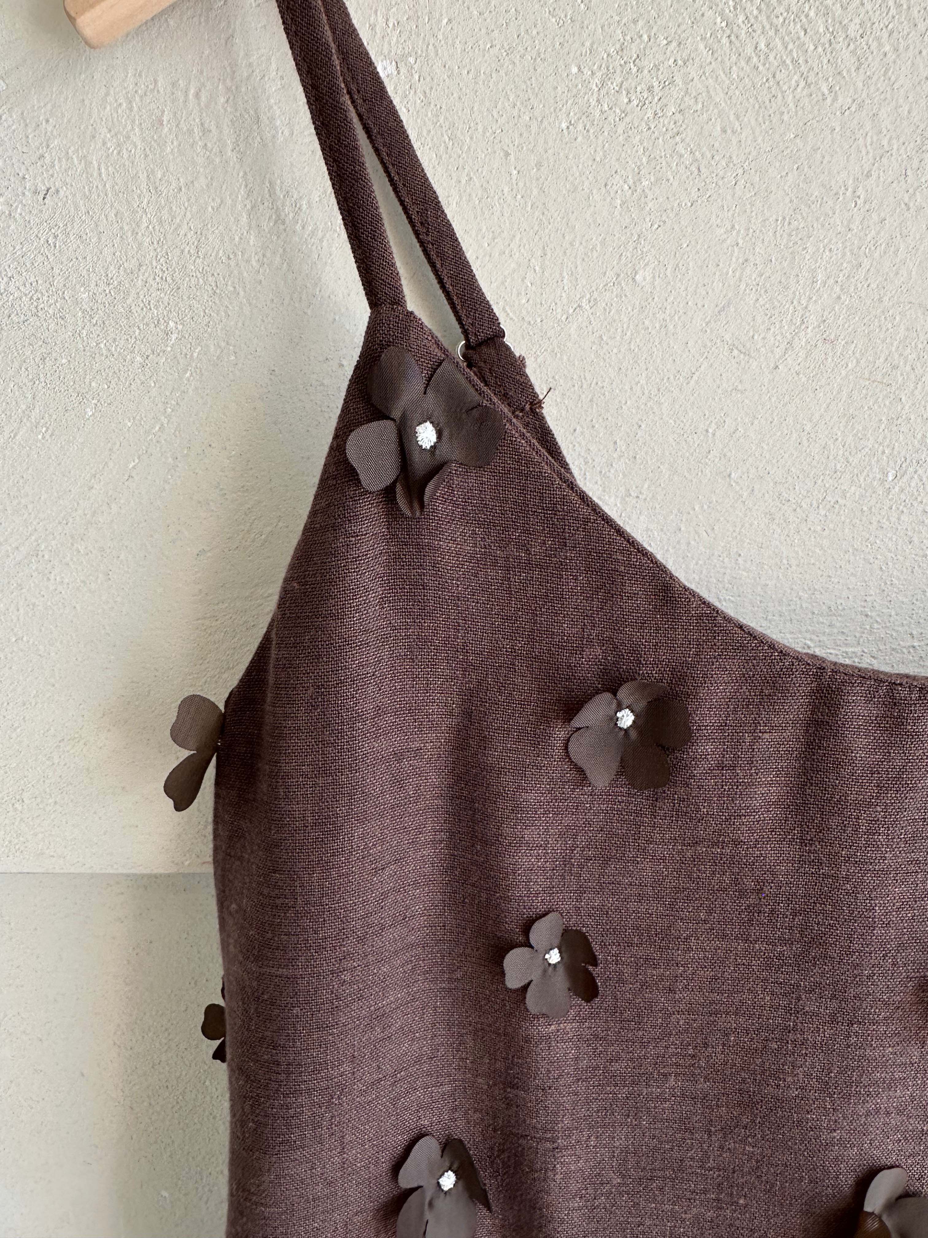 BS花語細肩立體洋裝