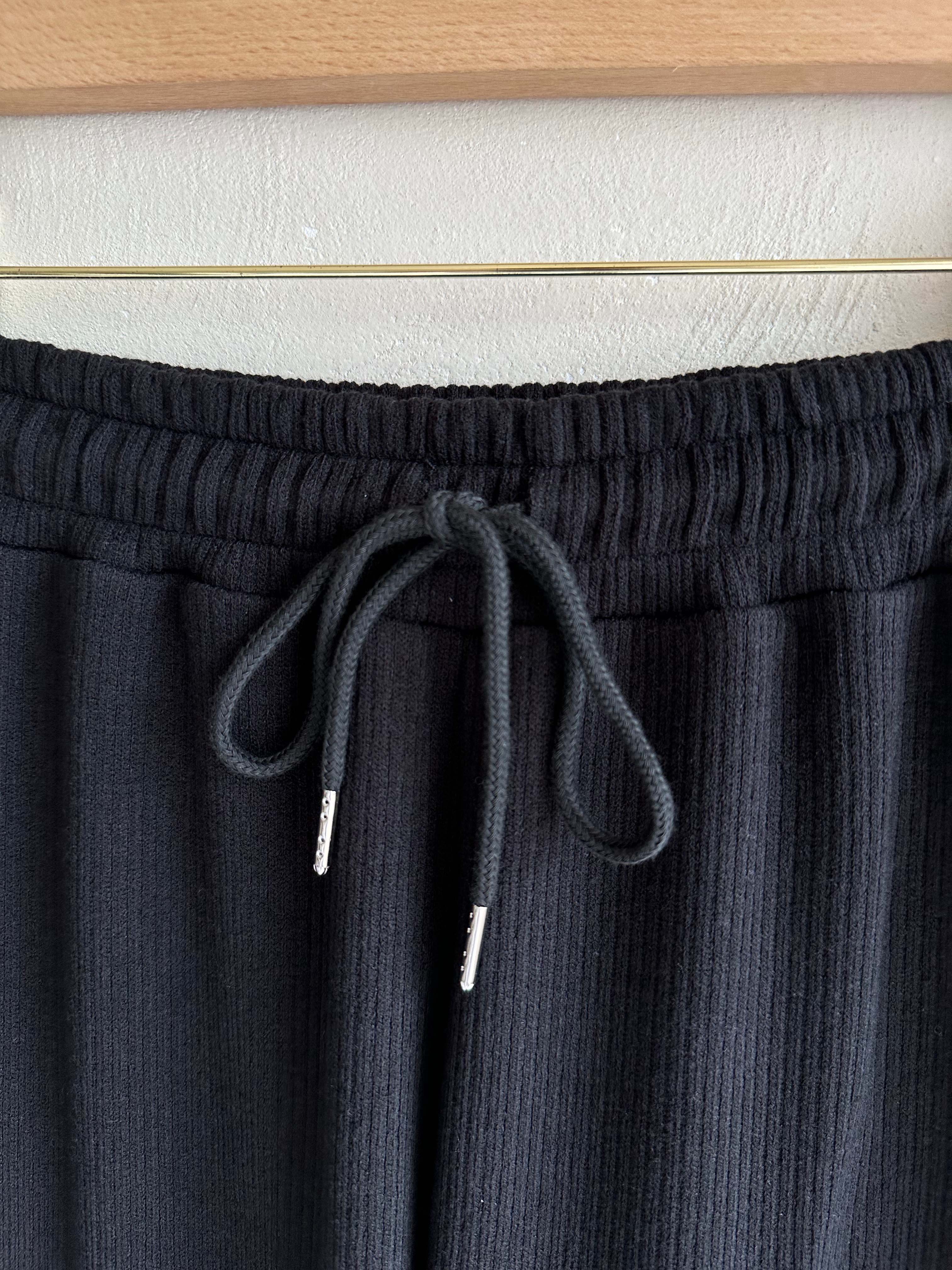 BS羅紋寬鬆長褲