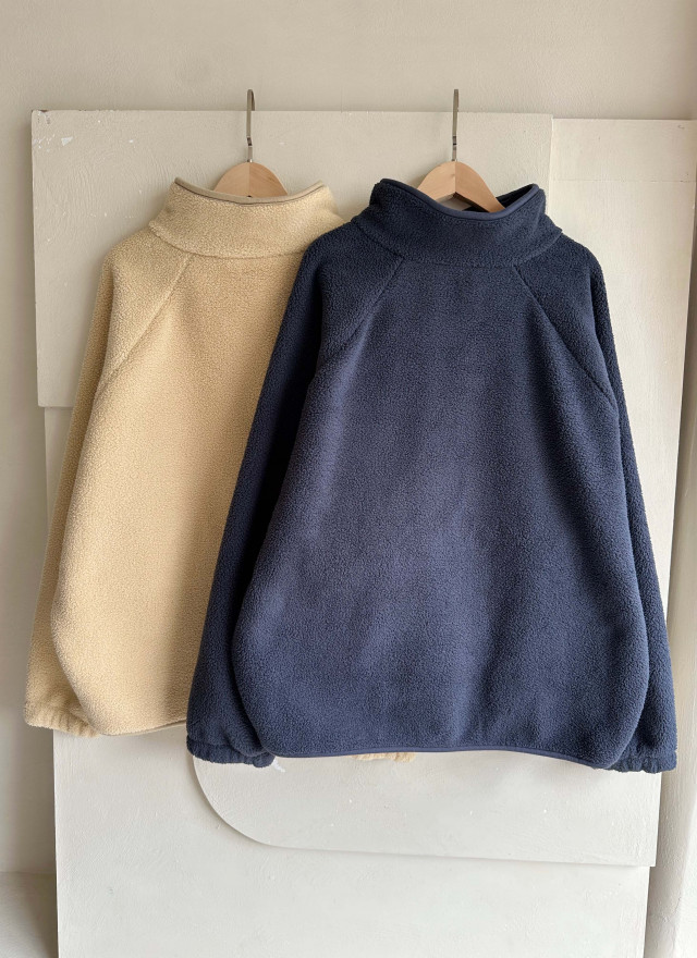 BS立領抓毛絨外套(兩色)