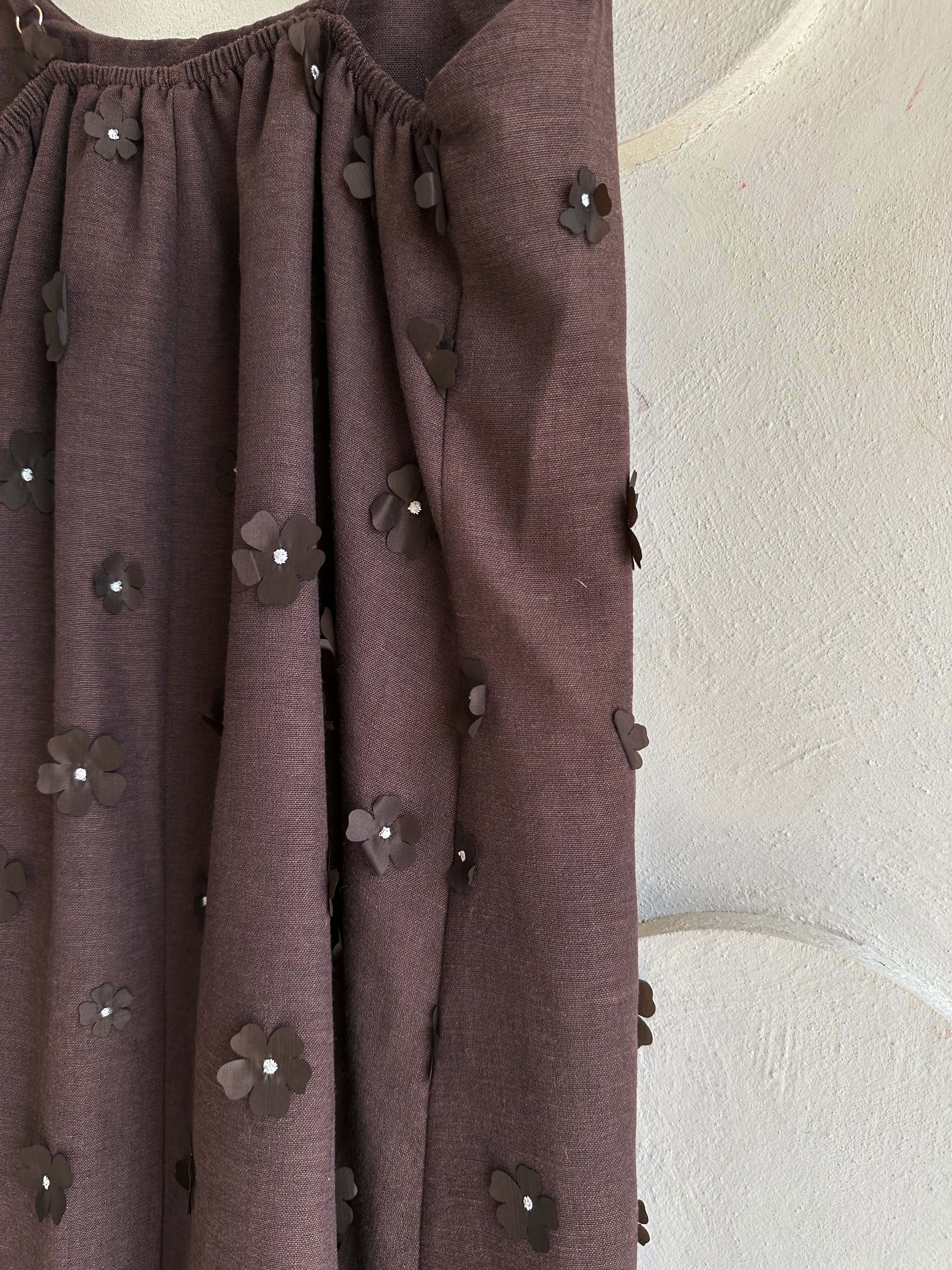 BS花語細肩立體洋裝