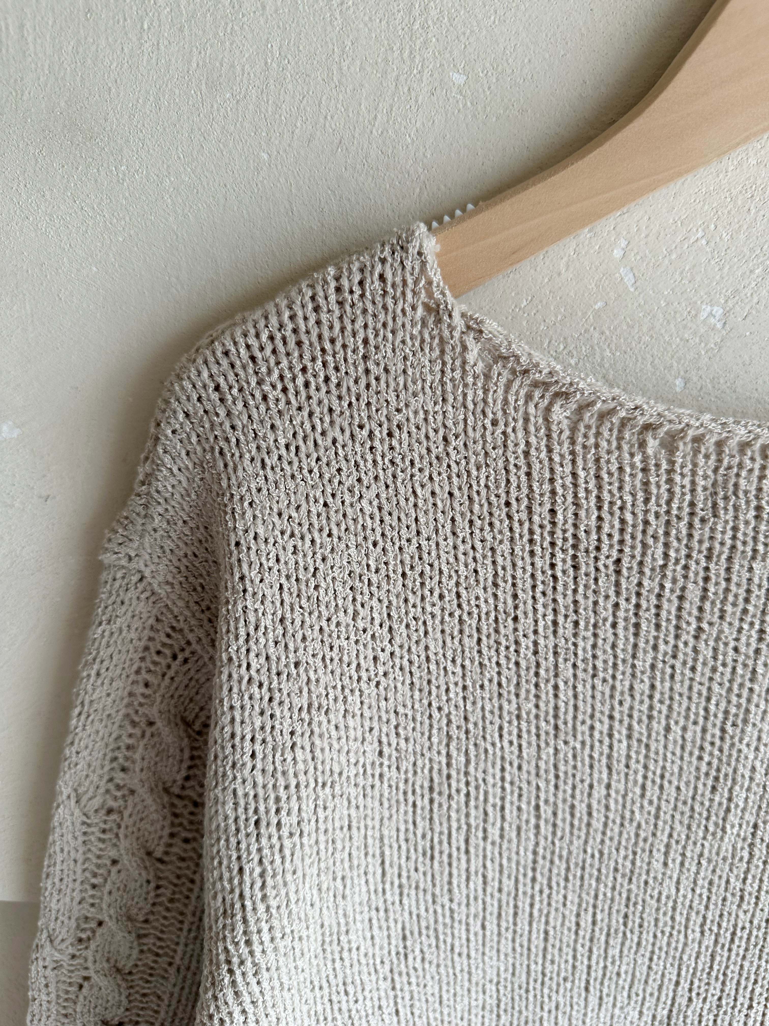 BS麻花針織上衣