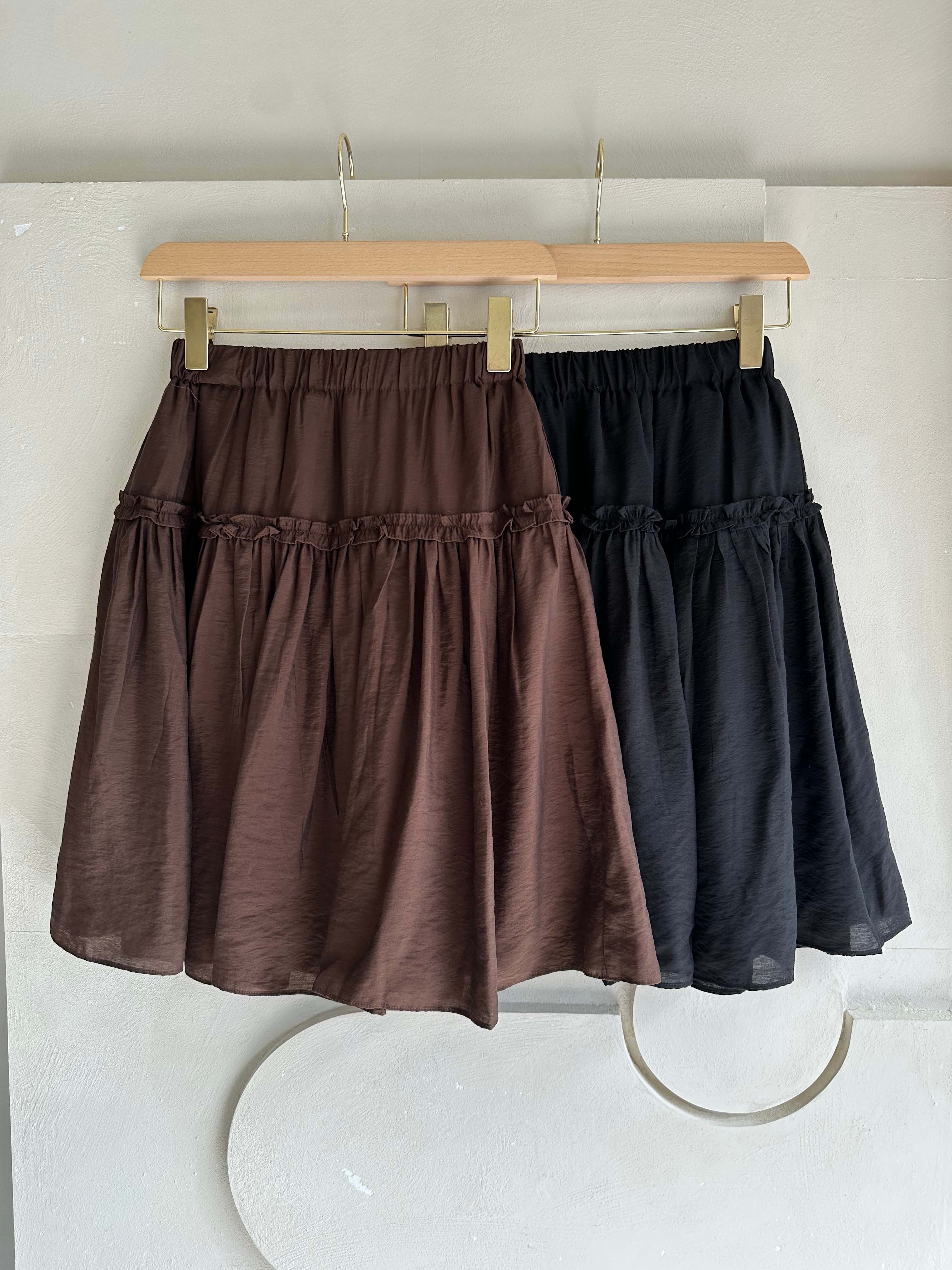 BS摺邊層次裙(兩色)