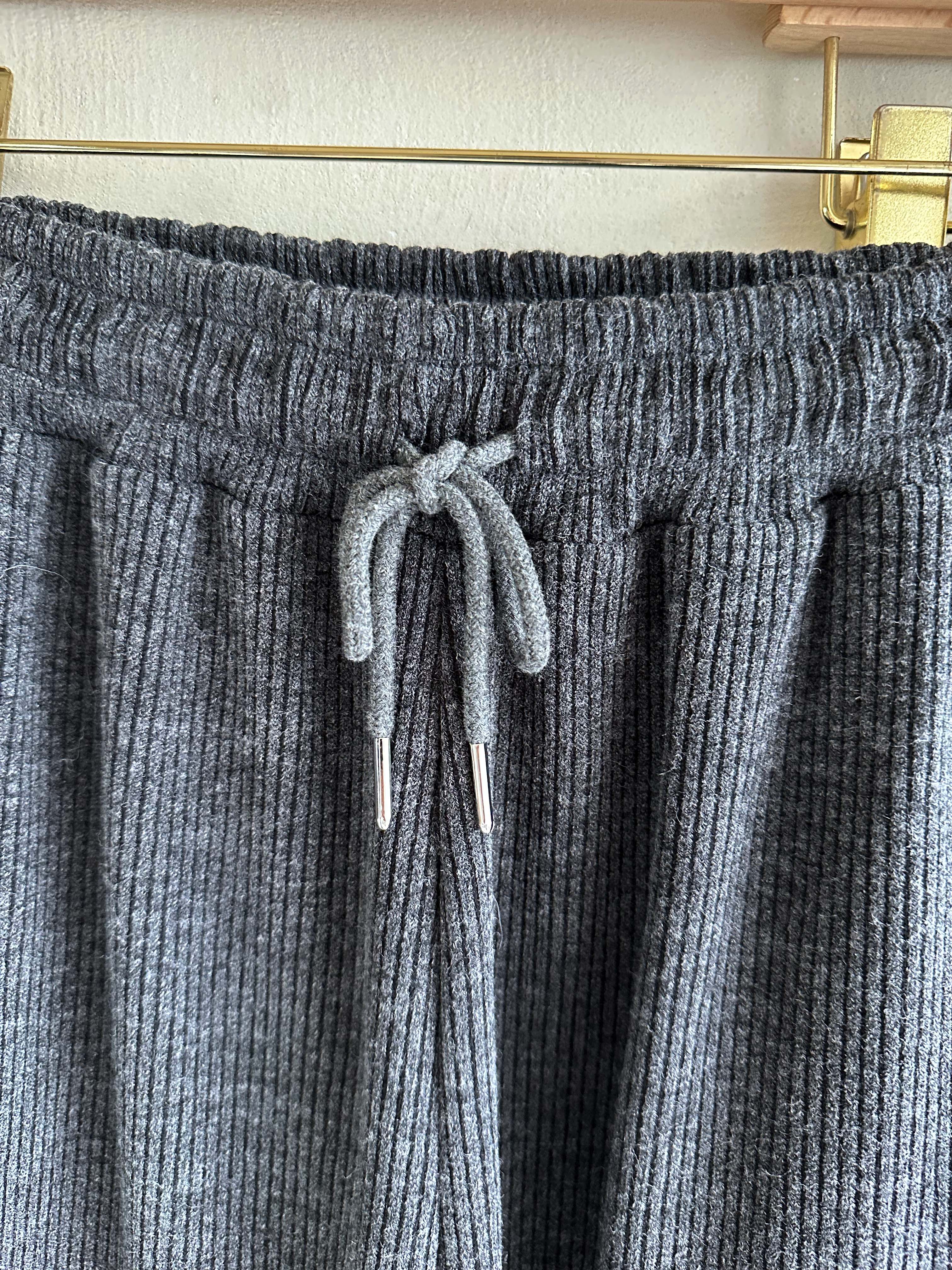 BS羅紋寬鬆長褲(兩色)