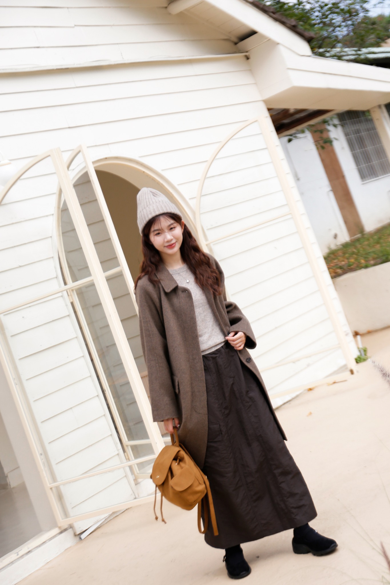 BS麥果綁帶手工羊毛大衣(兩色)