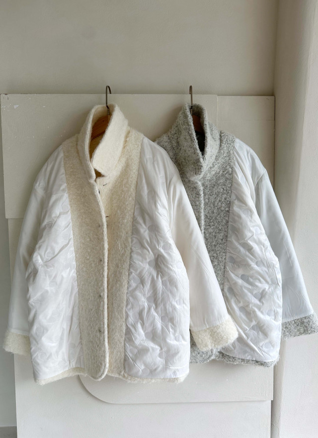 BS柔妍翻領毛呢大衣(兩色)