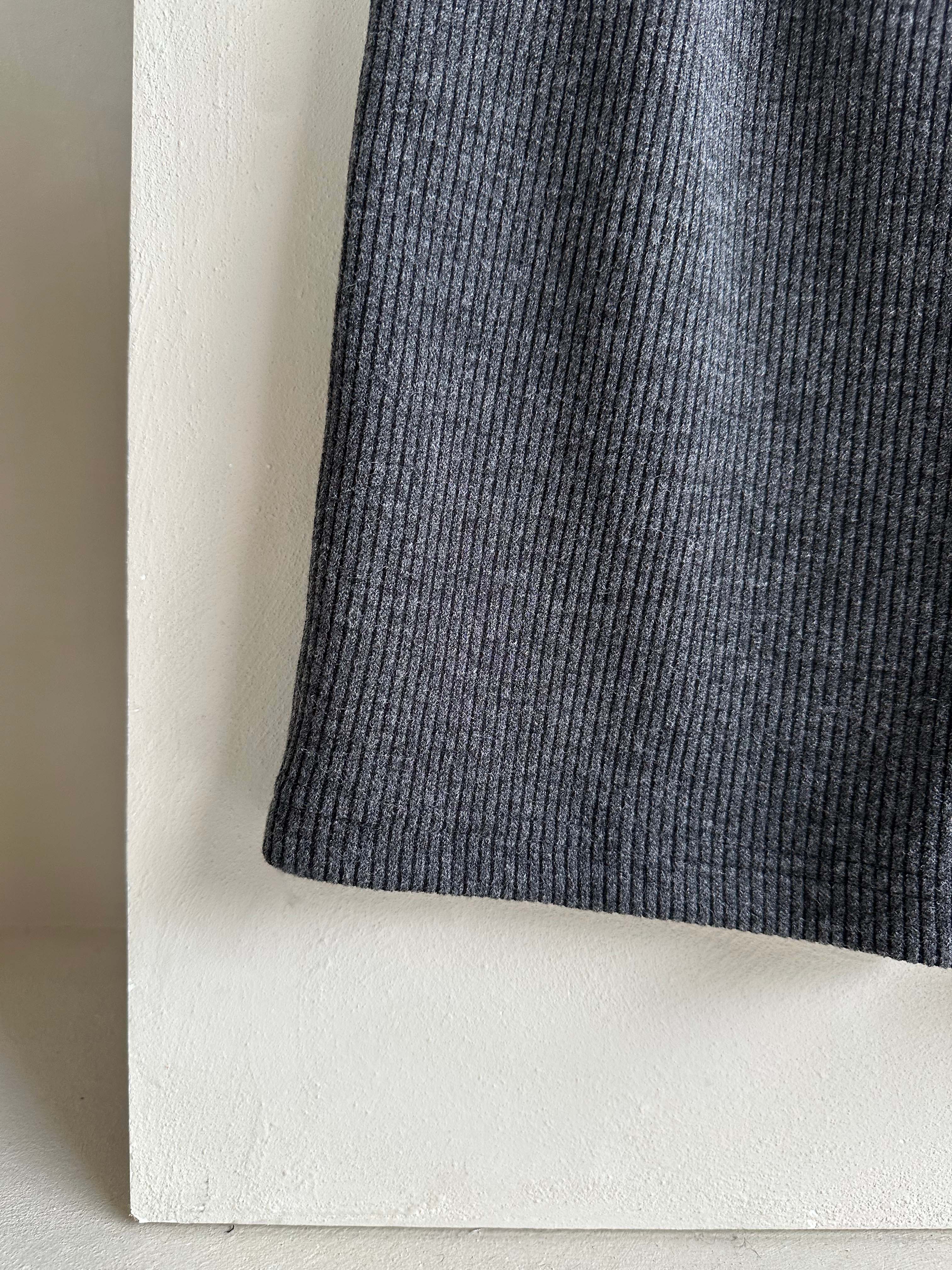 BS羅紋寬鬆長褲(兩色)