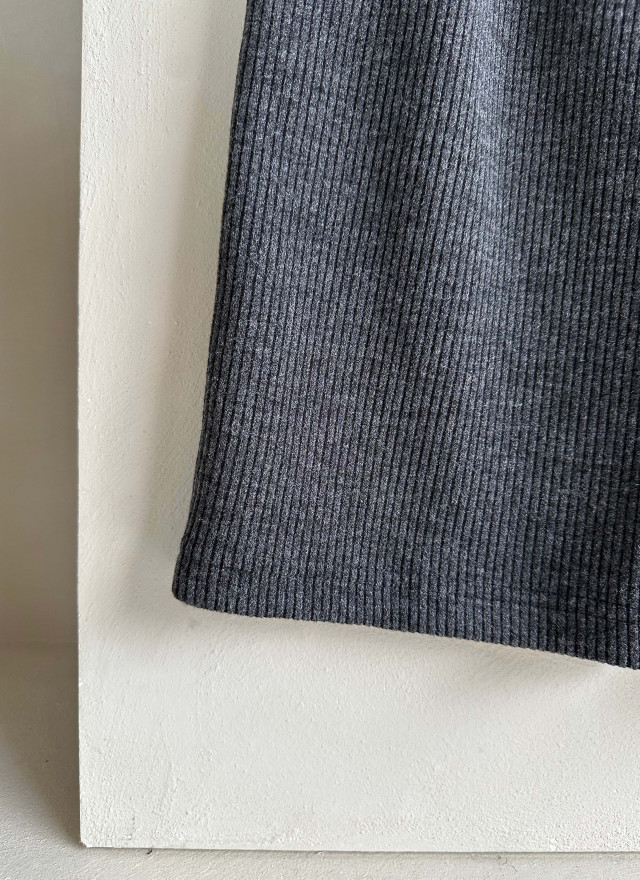 BS羅紋寬鬆長褲(兩色)