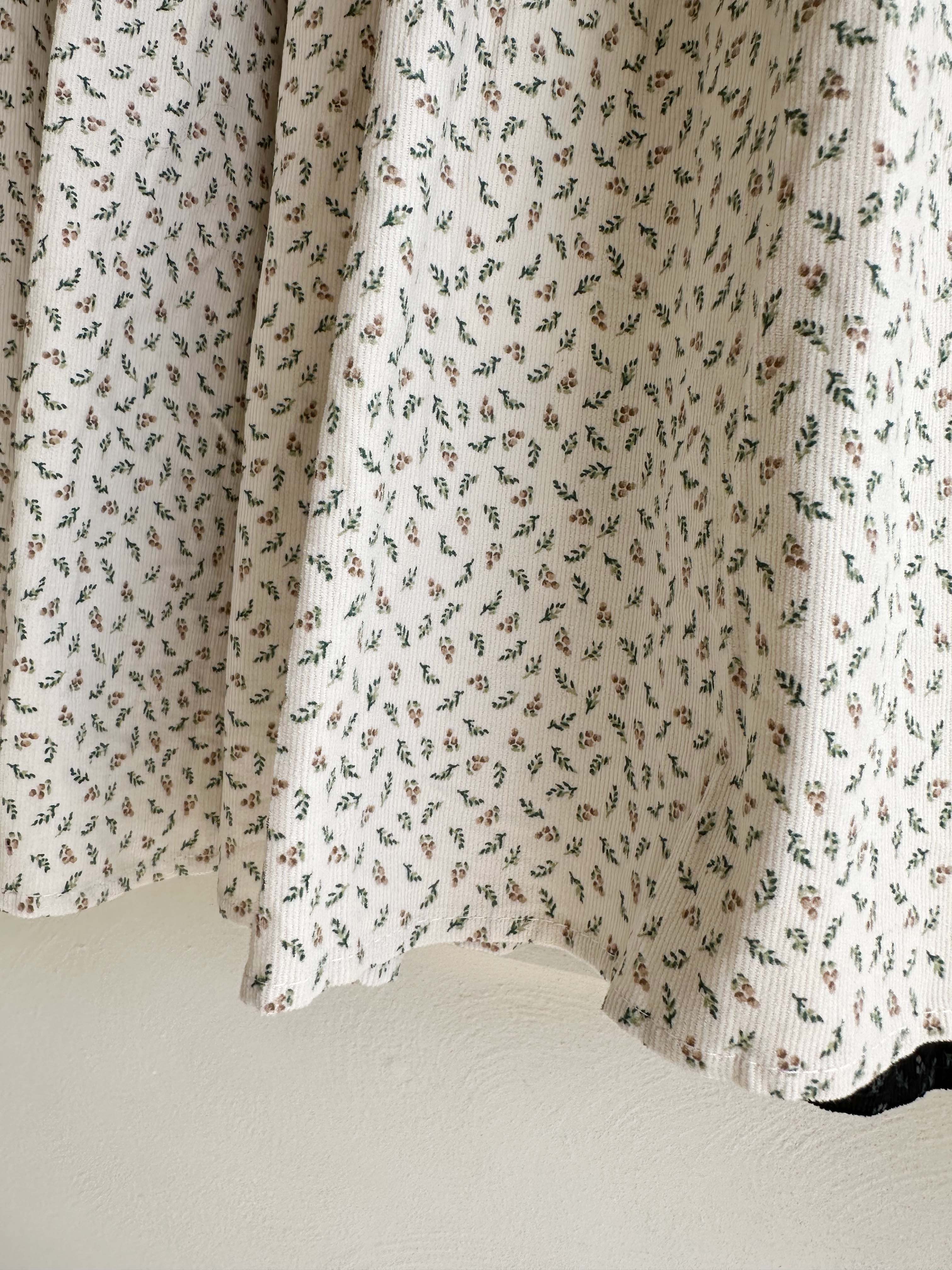 BS小碎花中長裙(兩色)