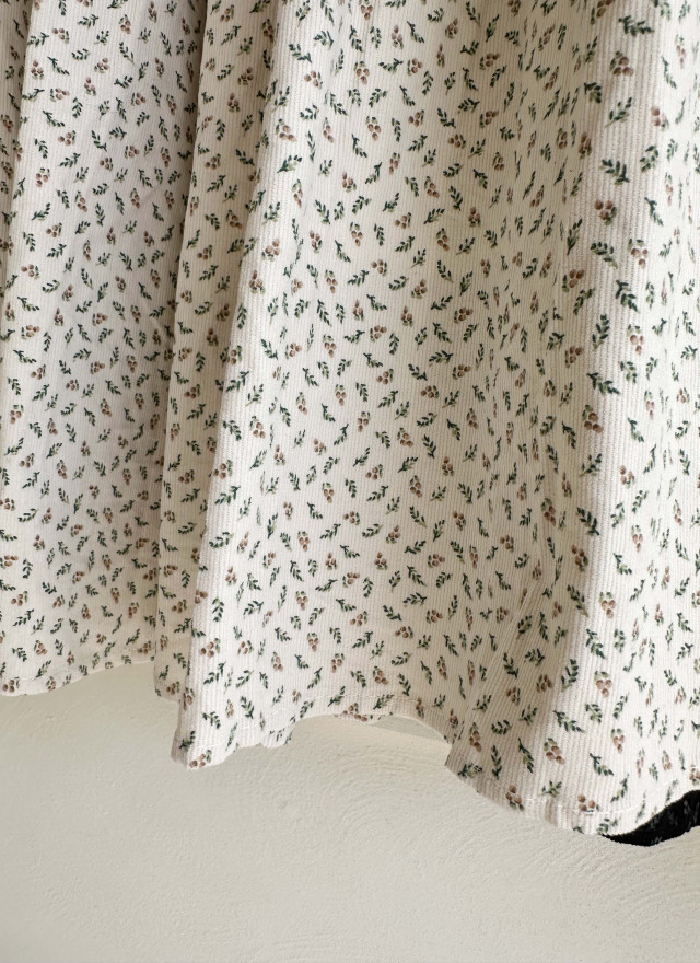 BS小碎花中長裙(兩色)