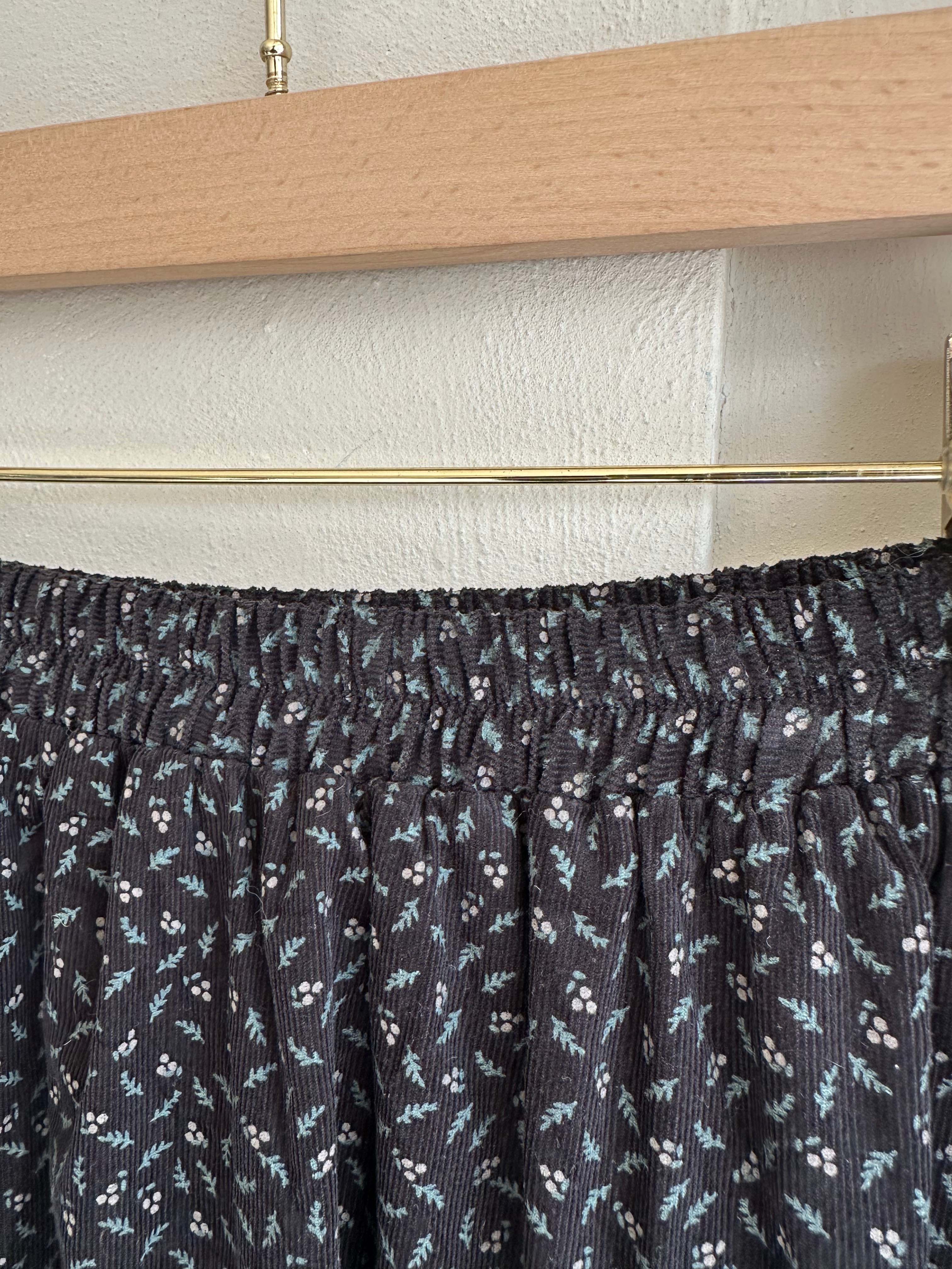 BS小碎花中長裙(兩色)