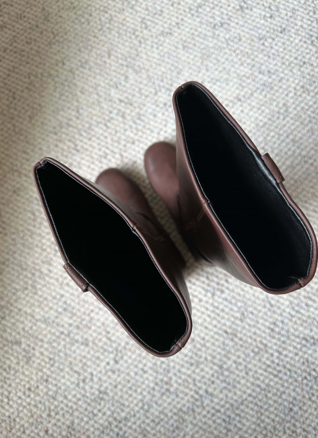 BS波希釦環咖啡長靴 (特殊代購)