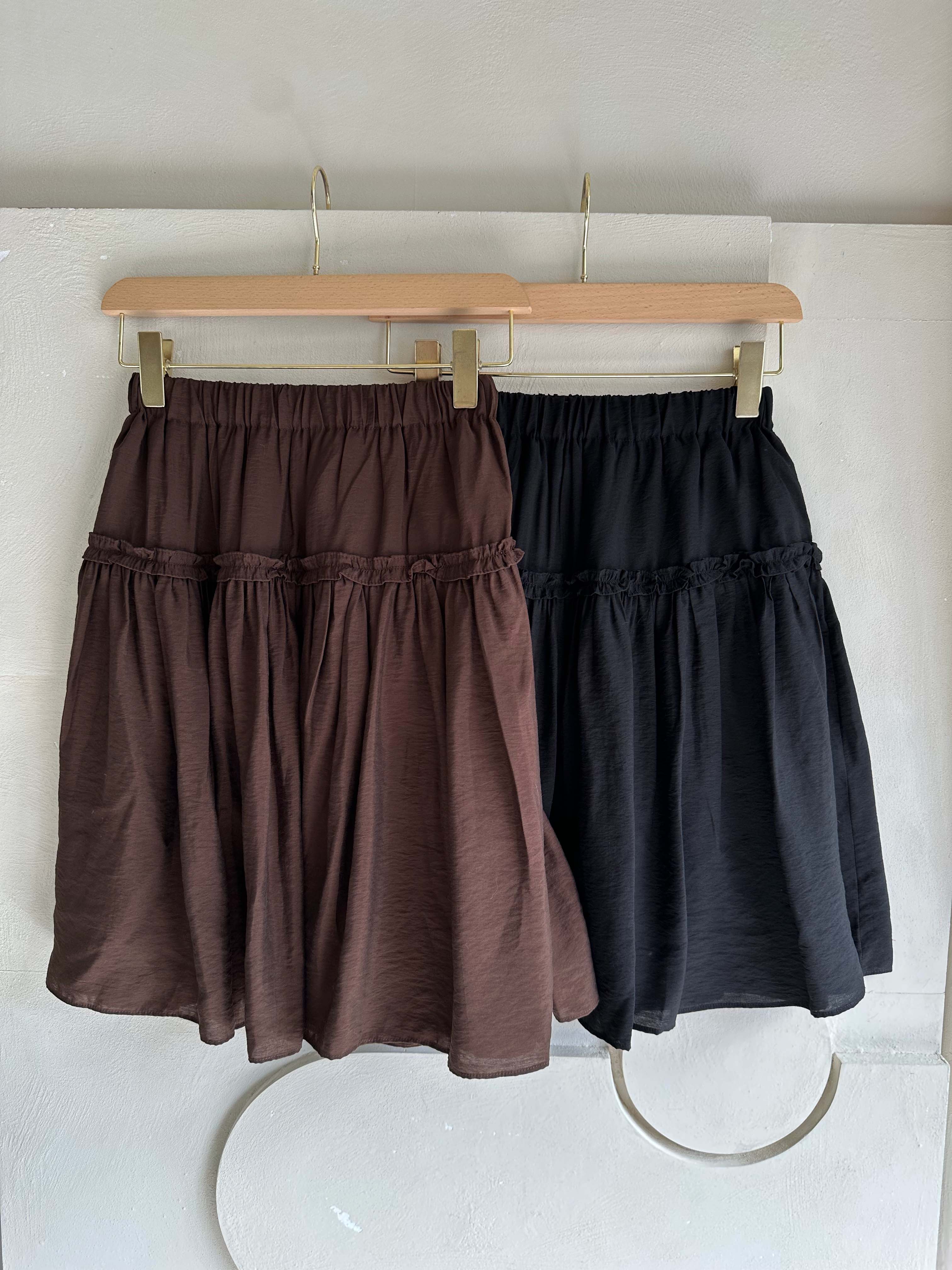 BS摺邊層次裙(兩色)