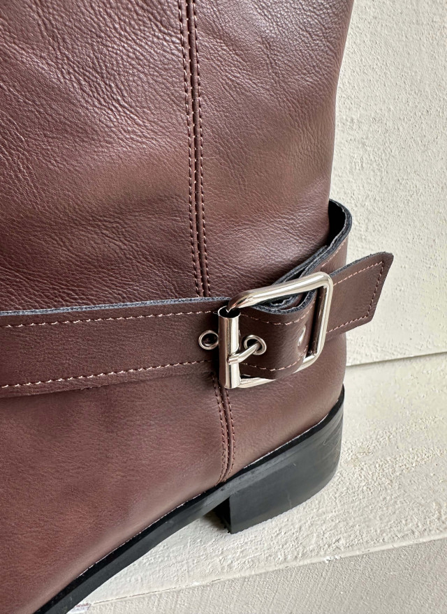 BS波希釦環咖啡長靴 (特殊代購)