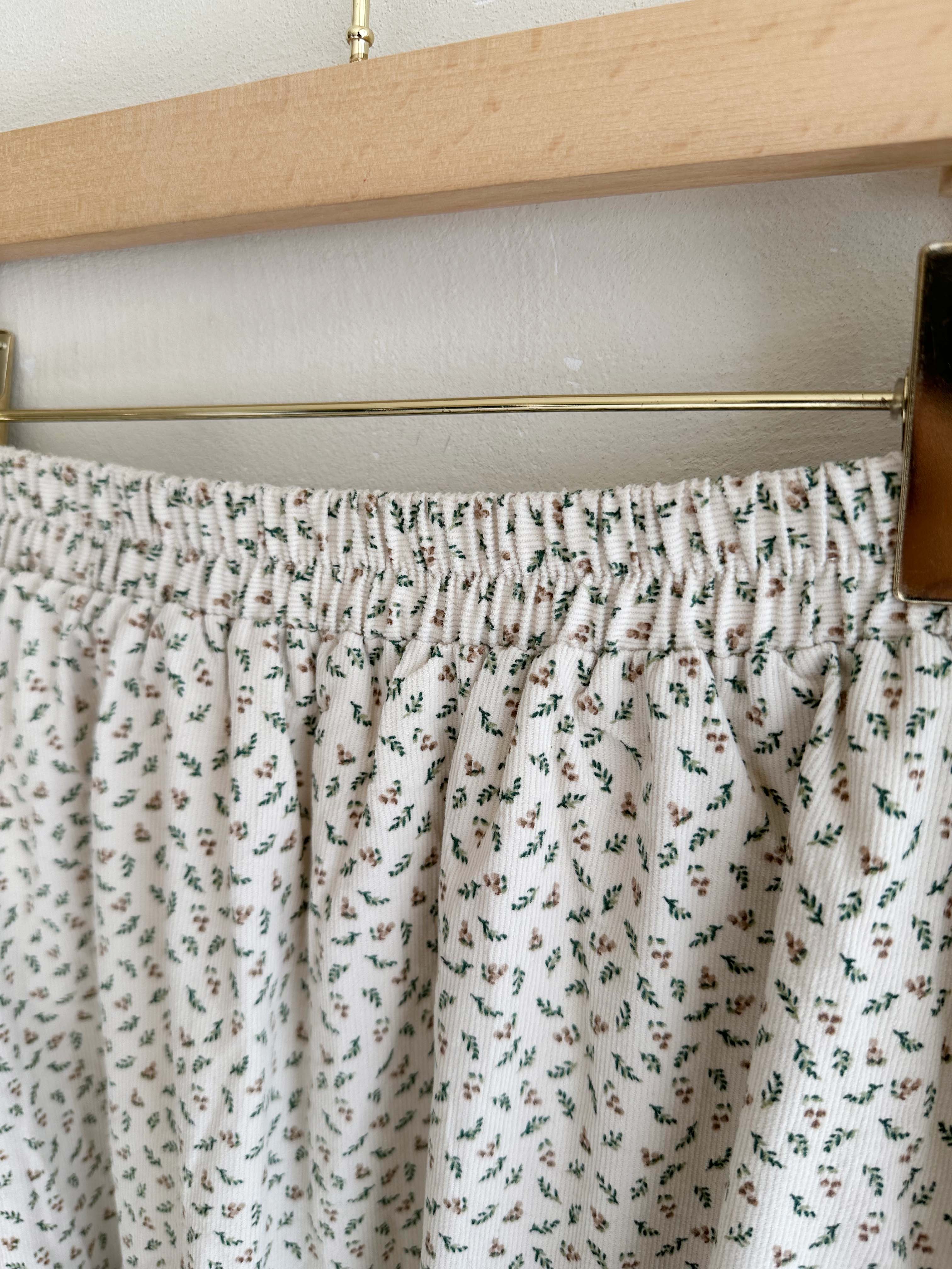 BS小碎花中長裙(兩色)