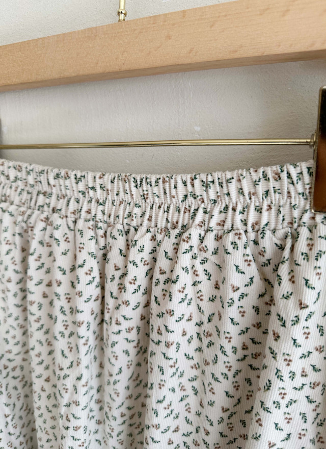 BS小碎花中長裙(兩色)