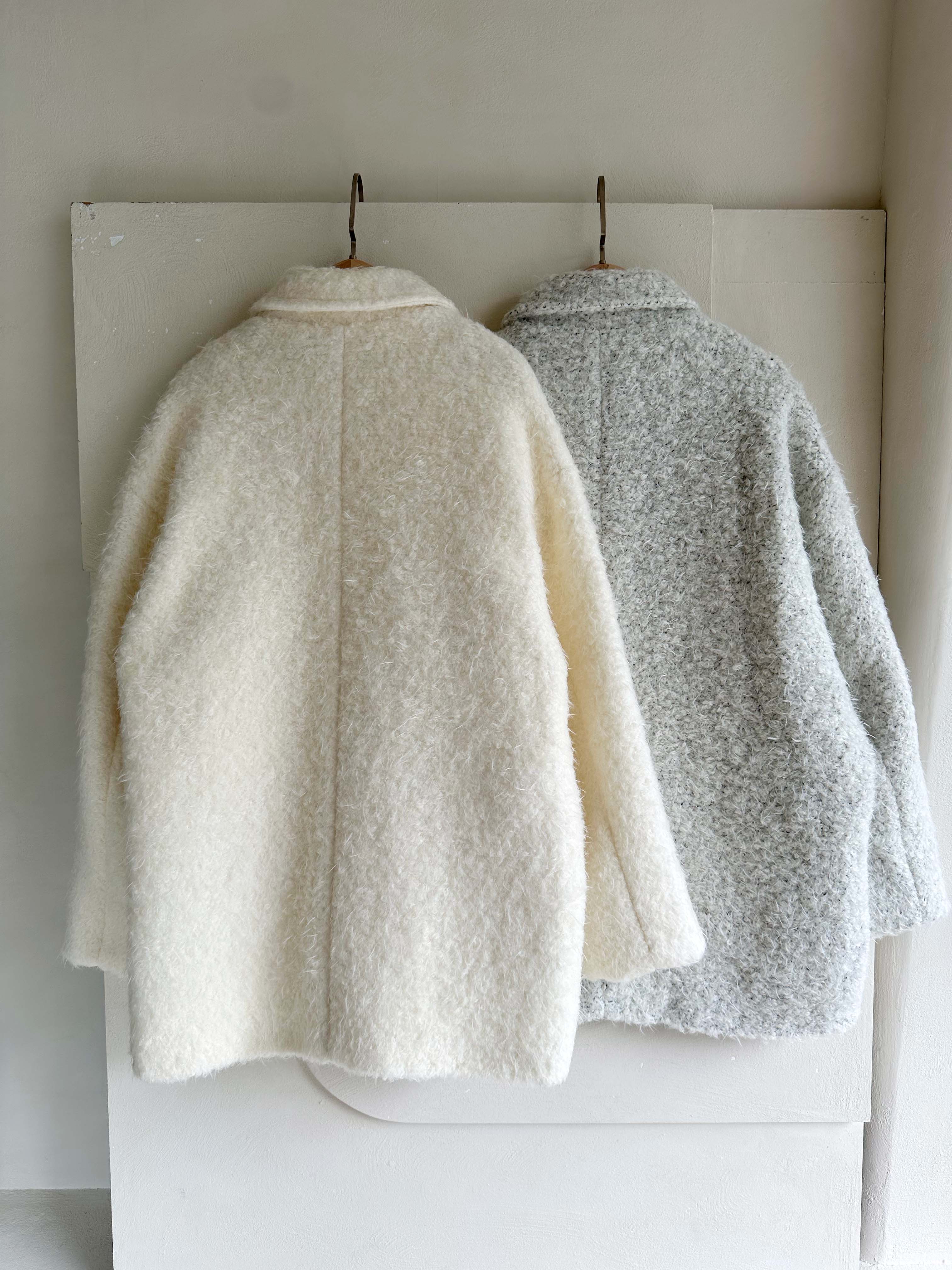 BS柔妍翻領毛呢大衣(兩色)